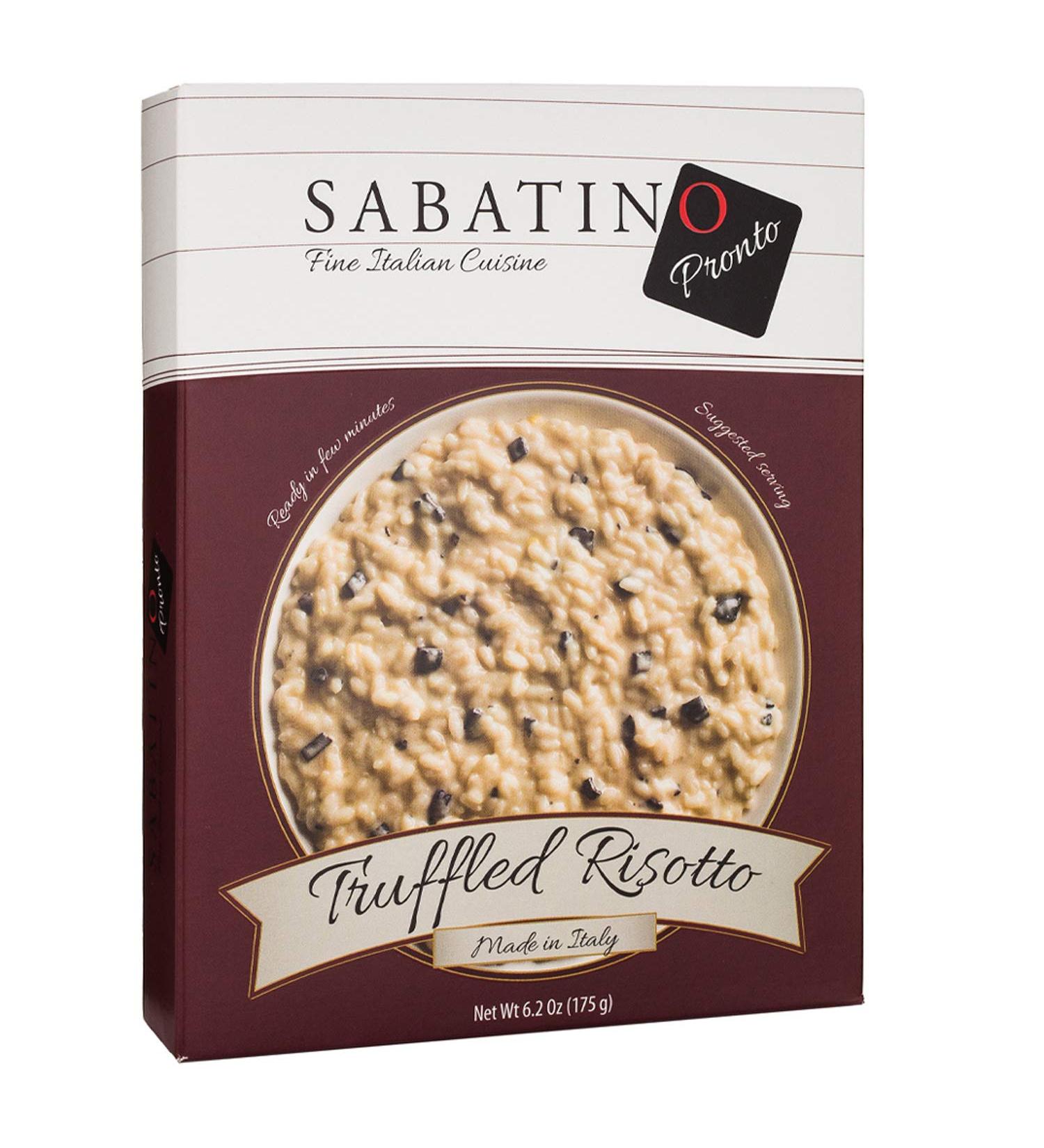 Sabatino Pronto Truffle Risotto 6.2 oz - Premium Italian Truffle Infused Arborio Rice Mix - Buy Online on SooperMarket.com