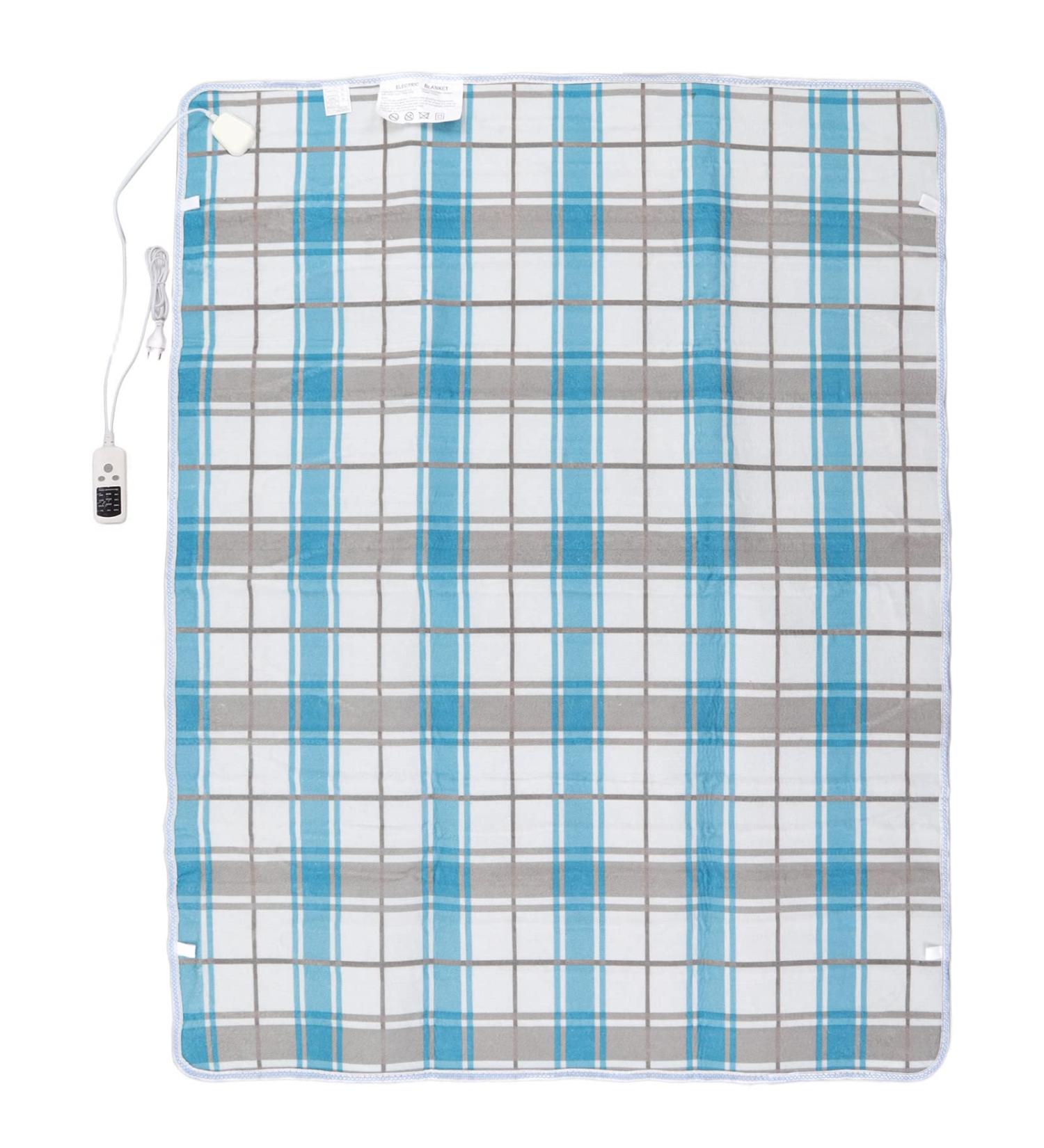HEEPDD Plaid Electric Blanket with Intelligent Thermostat - Skin-Friendly Suede Heating Blanket for Home Use - Warmth & Comfort for Every Season - Buy Online on SooperMarket.com