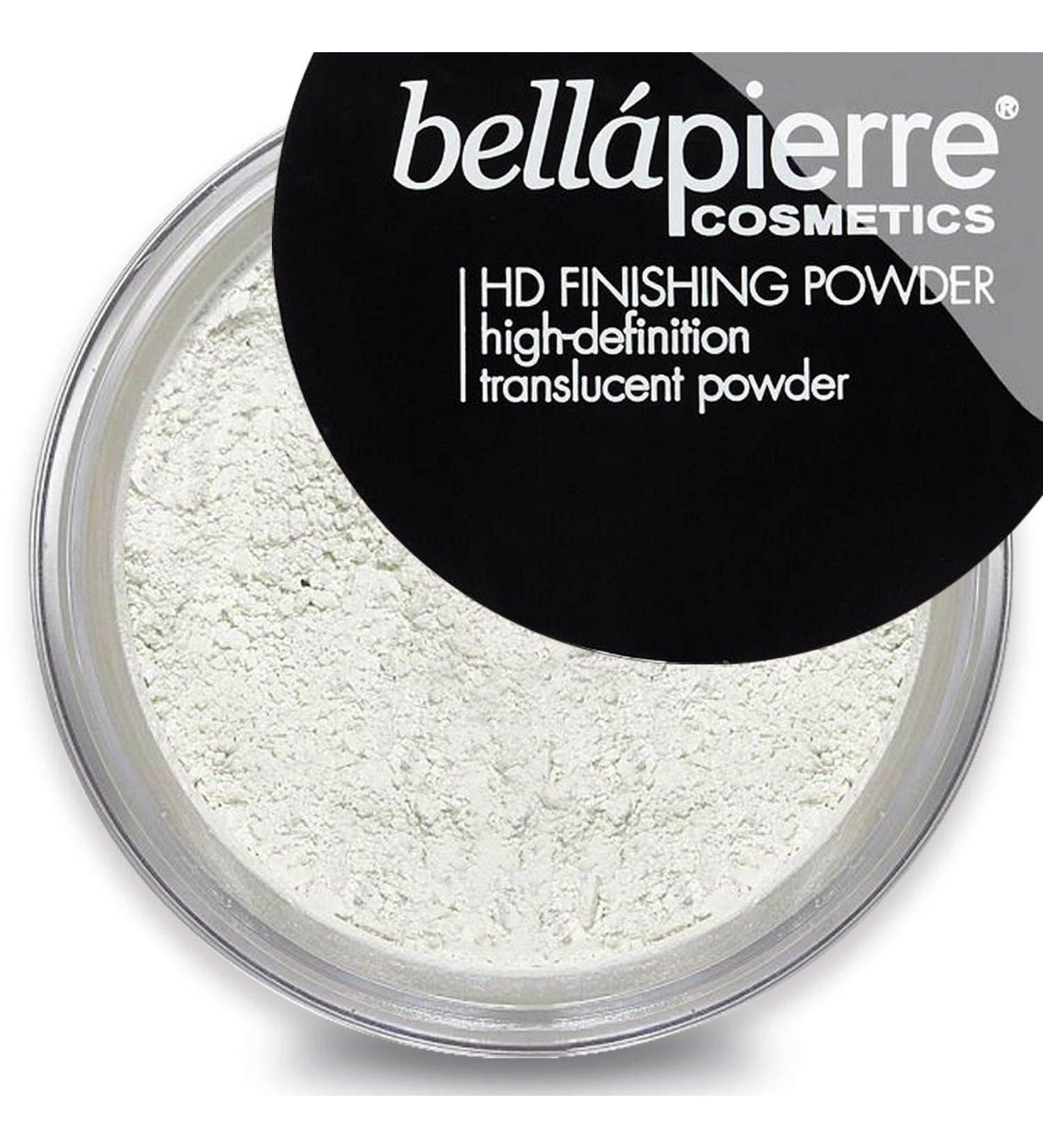 Bellapierre HD Finishing Powder - Silky Shine-Free Matte Finish | Non-Toxic Mica Makeup (Translucent) - Buy Online on SooperMarket.com