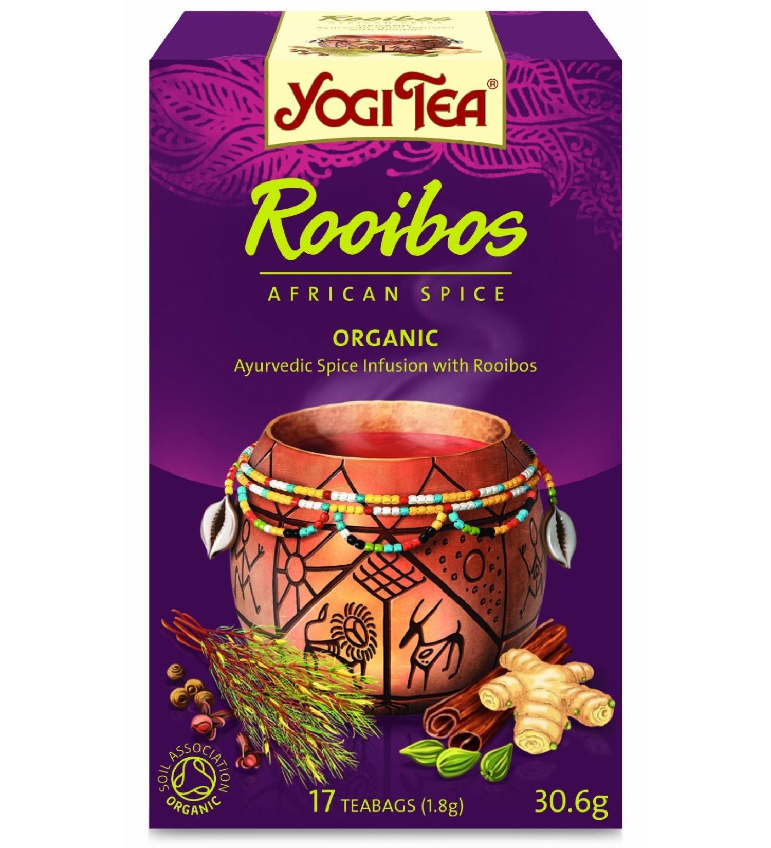 Yogi Tea | Rooibos - og | 5 x 17 bags - Buy Online on SooperMarket.com