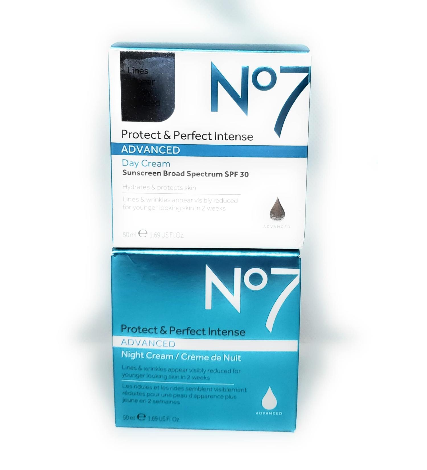 No7 Protect & Perfect Intense Day & Night Cream Combo for Advanced Skincare - Buy Online on SooperMarket.com