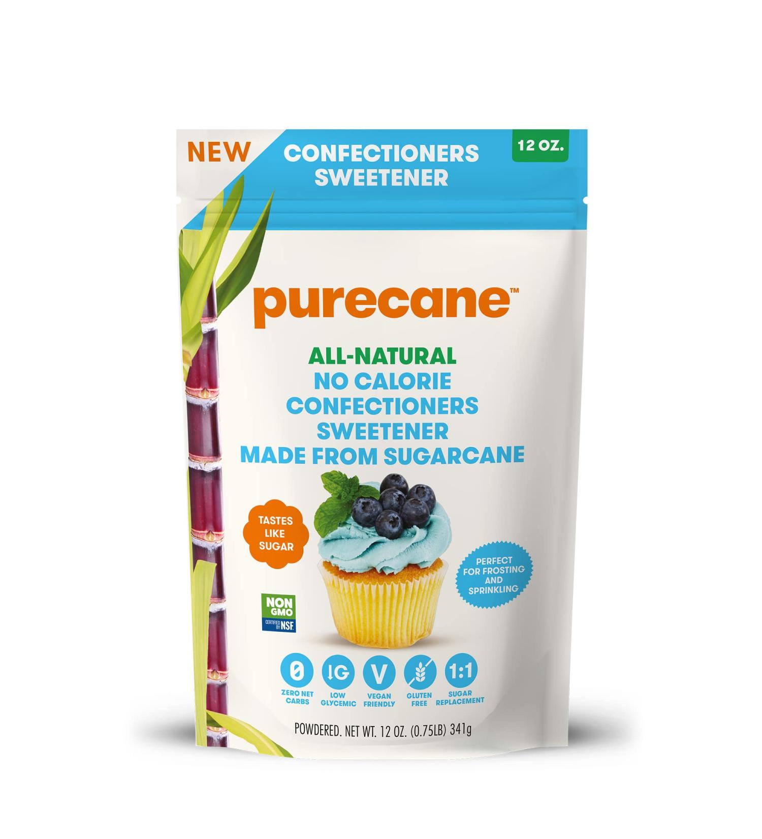 Purecane No Calorie Confectioners Sweetener - 12 oz (341 g) | Sugar-Free Baking & Sweetening Ideal - Buy Online on SooperMarket.com