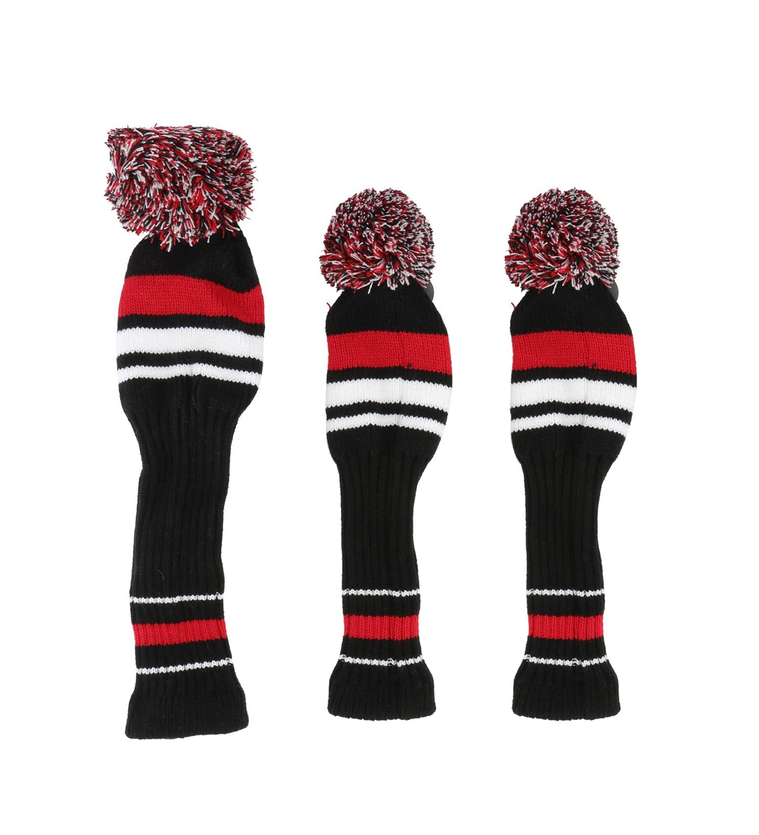 WINOMO 3 Pack Golf Club Head Covers Knitted Driver Headcovers for Ultimate Protection | International Shipping - Buy Online on SooperMarket.com