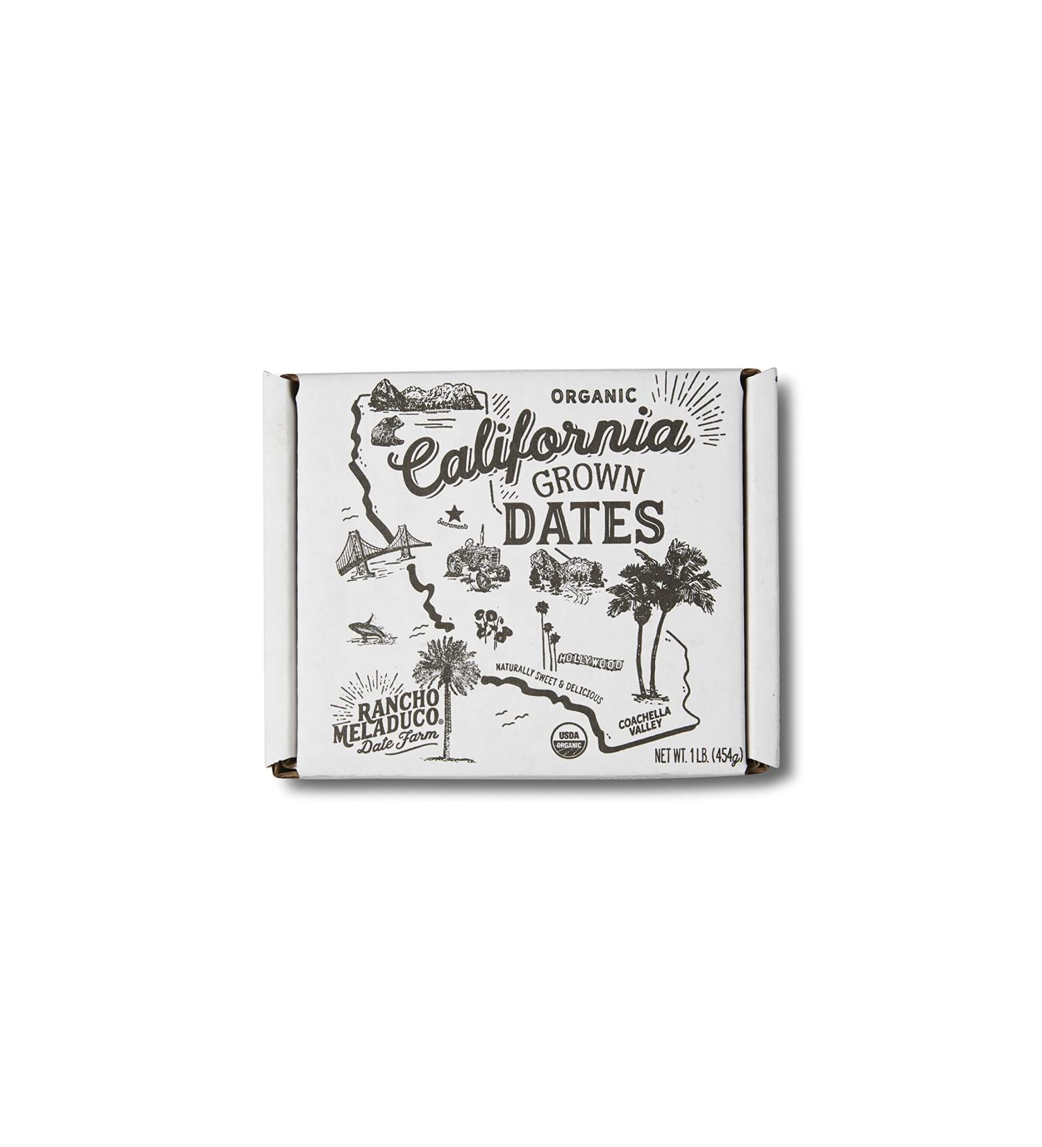 Organic Medjool Dates - Premium Quality 1 lb. Box | Rancho Meladuco - Buy Online on SooperMarket.com