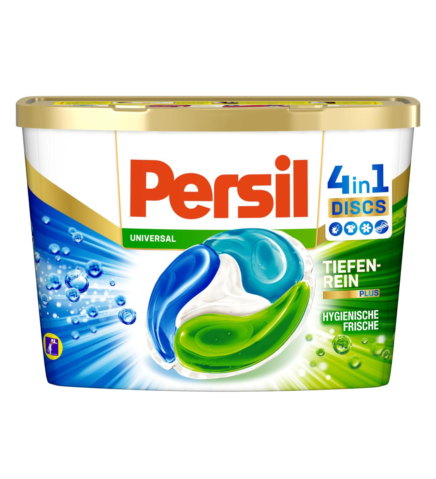 Persil Universal 4in1 Discs - 16 Wash Loads Detergent Deep Cleaning Technology & Long-Lasting Freshness for Bright Colors 400g Pack - International Shipping Available - Buy Online on SooperMarket.com