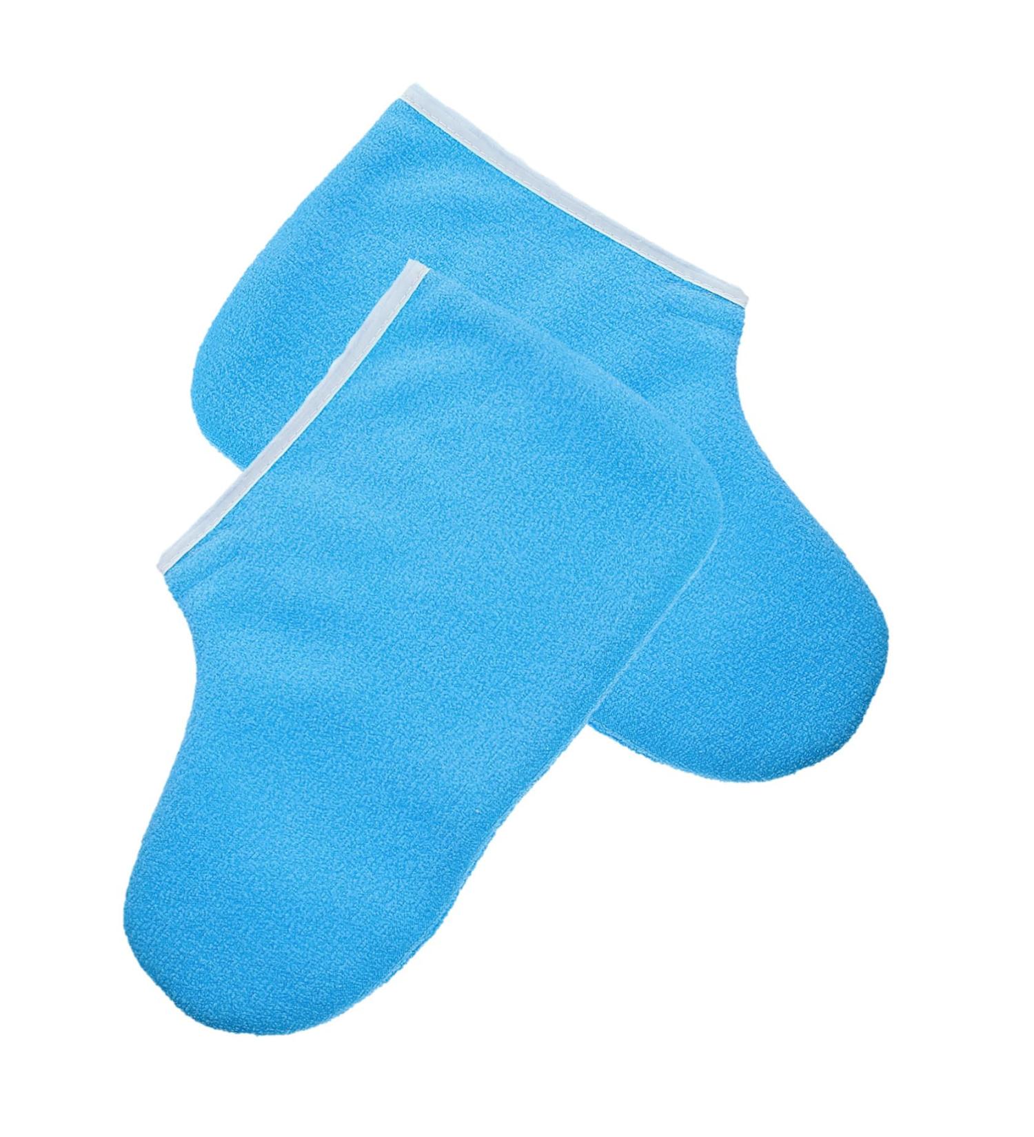HAPINARY 1 Pair Waxed Cotton Footmuffs Paraffin Wax Hydrating Foot Mask Foot Covers Paraffin Bath Bags Wax Bath Foot Liners Moisturizing Socks Foot Spa Wrapping Cover Wax Booties Polyester 26.50X19.00X1.00CM Blue - Buy Online on SooperMarket.com