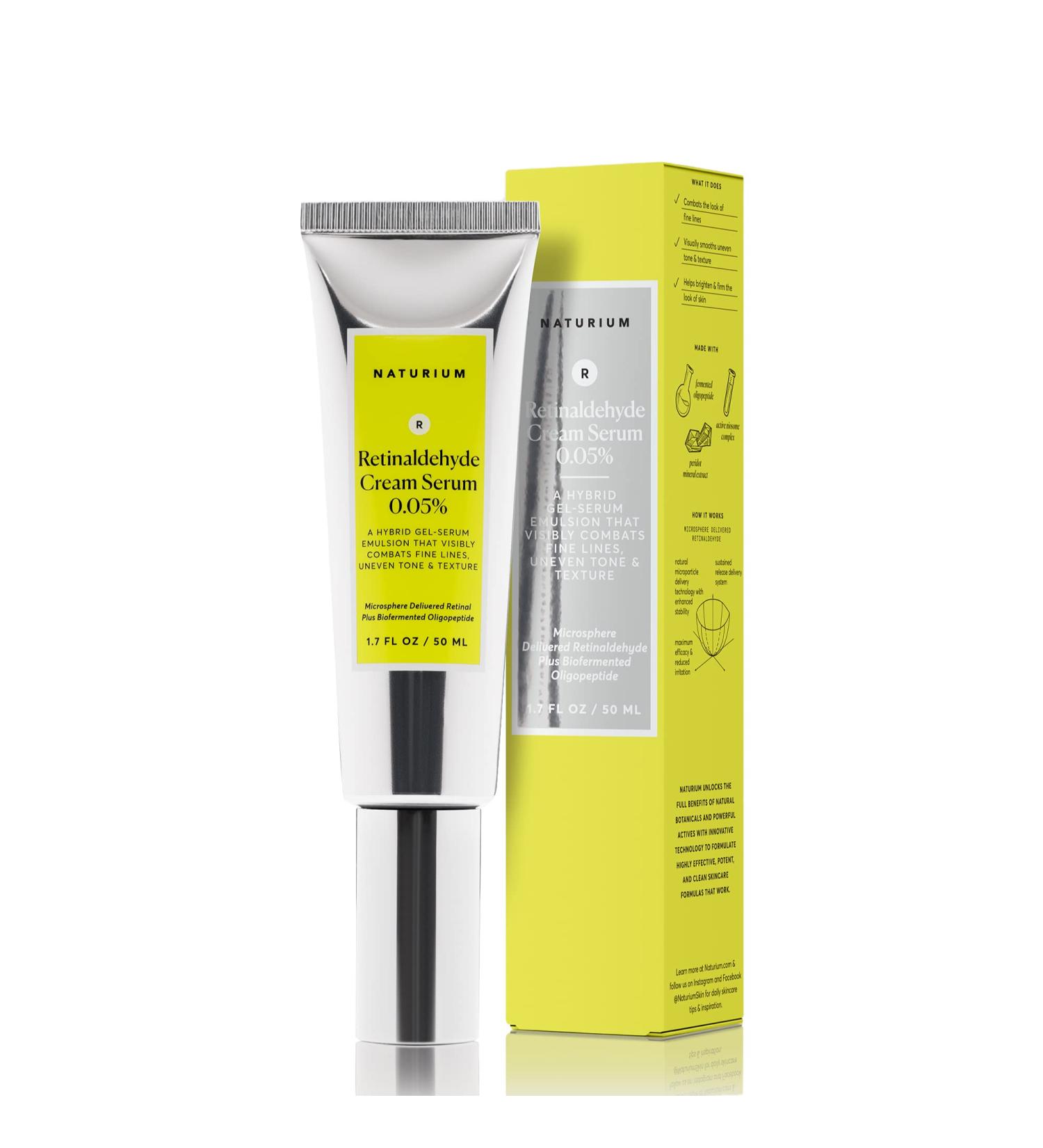 Naturium Retinaldehyde Cream Serum 0.05% - Advanced Anti-Aging Treatment - 1.7 oz - Face & Skin Care - Buy Online on SooperMarket.com