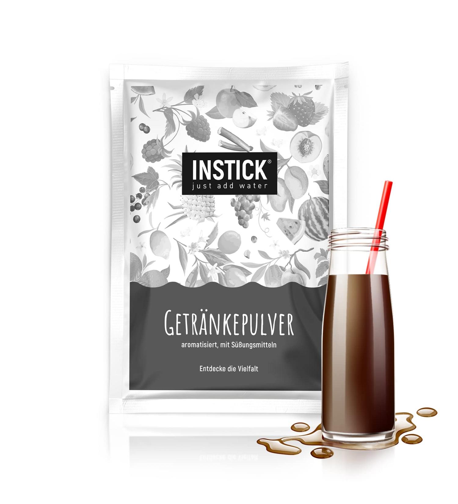 Buy Intick Sugar-Free Instant Cola Drink Powder - Vegan Low Calorie Vitamin C - 18L Pack - Buy Online on SooperMarket.com