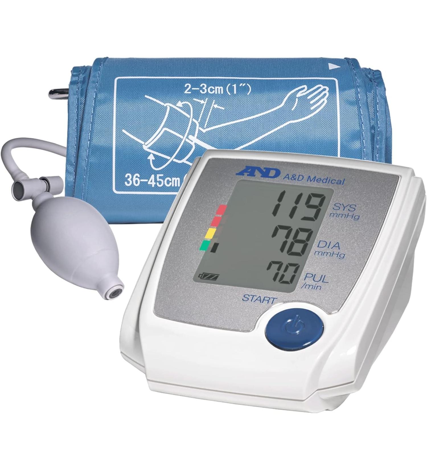 LifeSource UA-705VL Manual Inflation Upper Arm Blood Pressure Monitor with Large Cuff - Buy Online on SooperMarket.com
