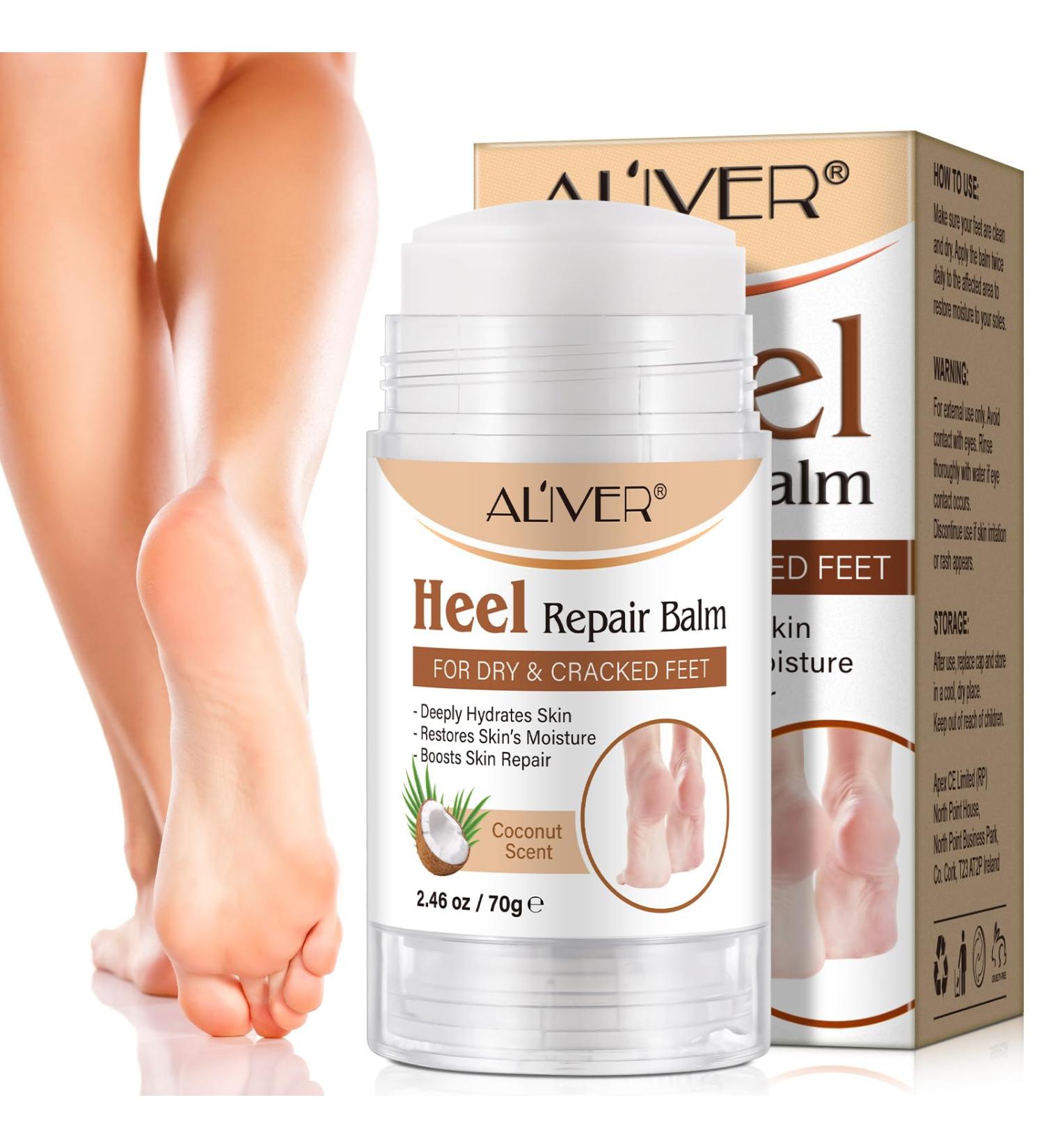 Cracked Heel Repair Cream Heel Balm Foot Cream for Cracked Heels and Dry Skin Calluses Feet Cracked Heel Repair Balm Hydrates and Softens Dry Feet 70G (Coconuts) - Buy Online on SooperMarket.com