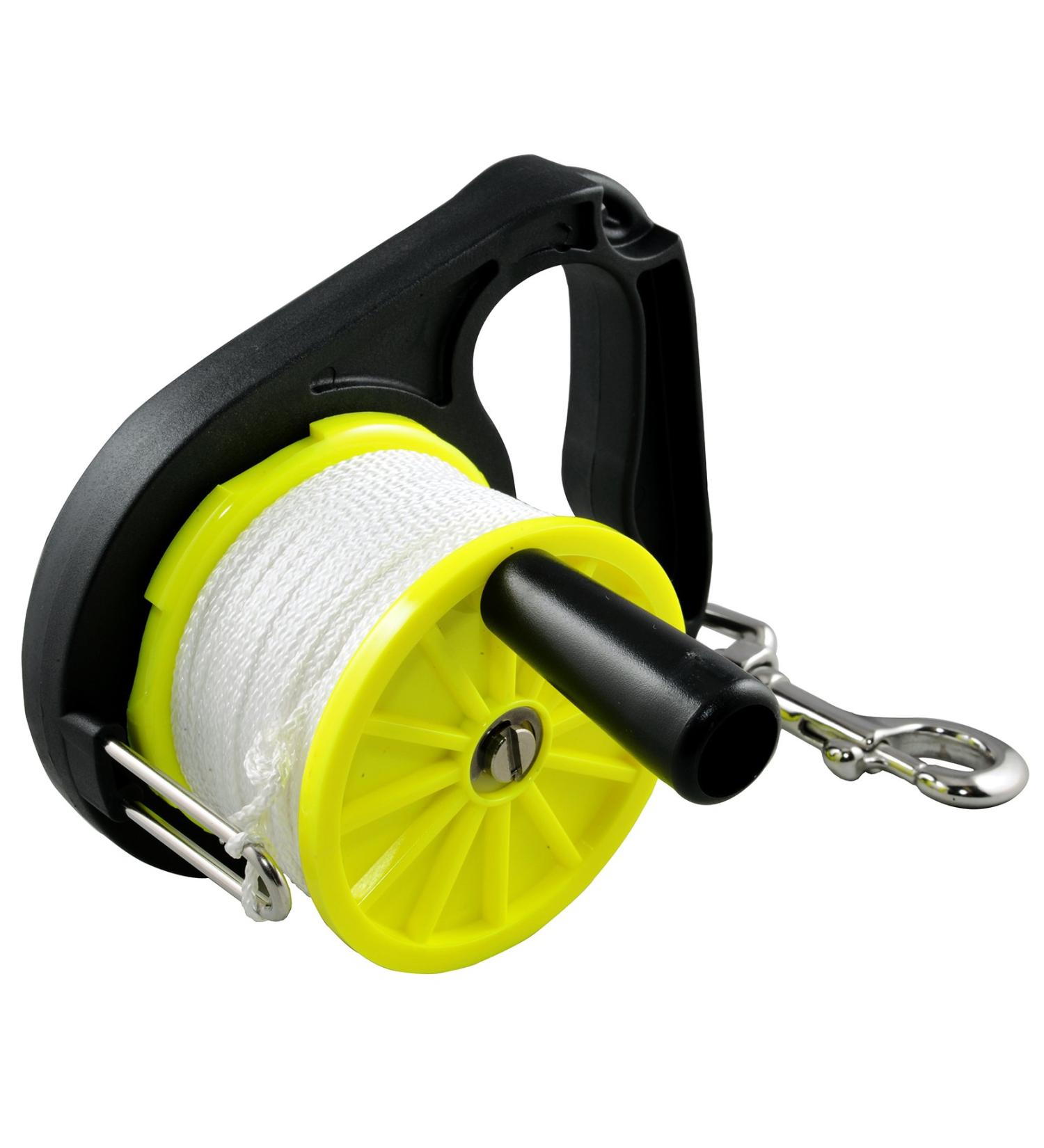 Typhoon Scuba Diving Cave Tec Wreck Reel - 150ft Braided Nylon Line - Buy Online on SooperMarket.com