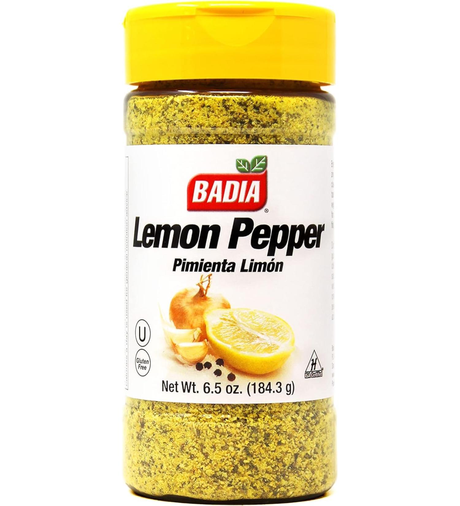 Badia Lemon Pepper Seasoning 184.3g (1) - Buy Online on SooperMarket.com