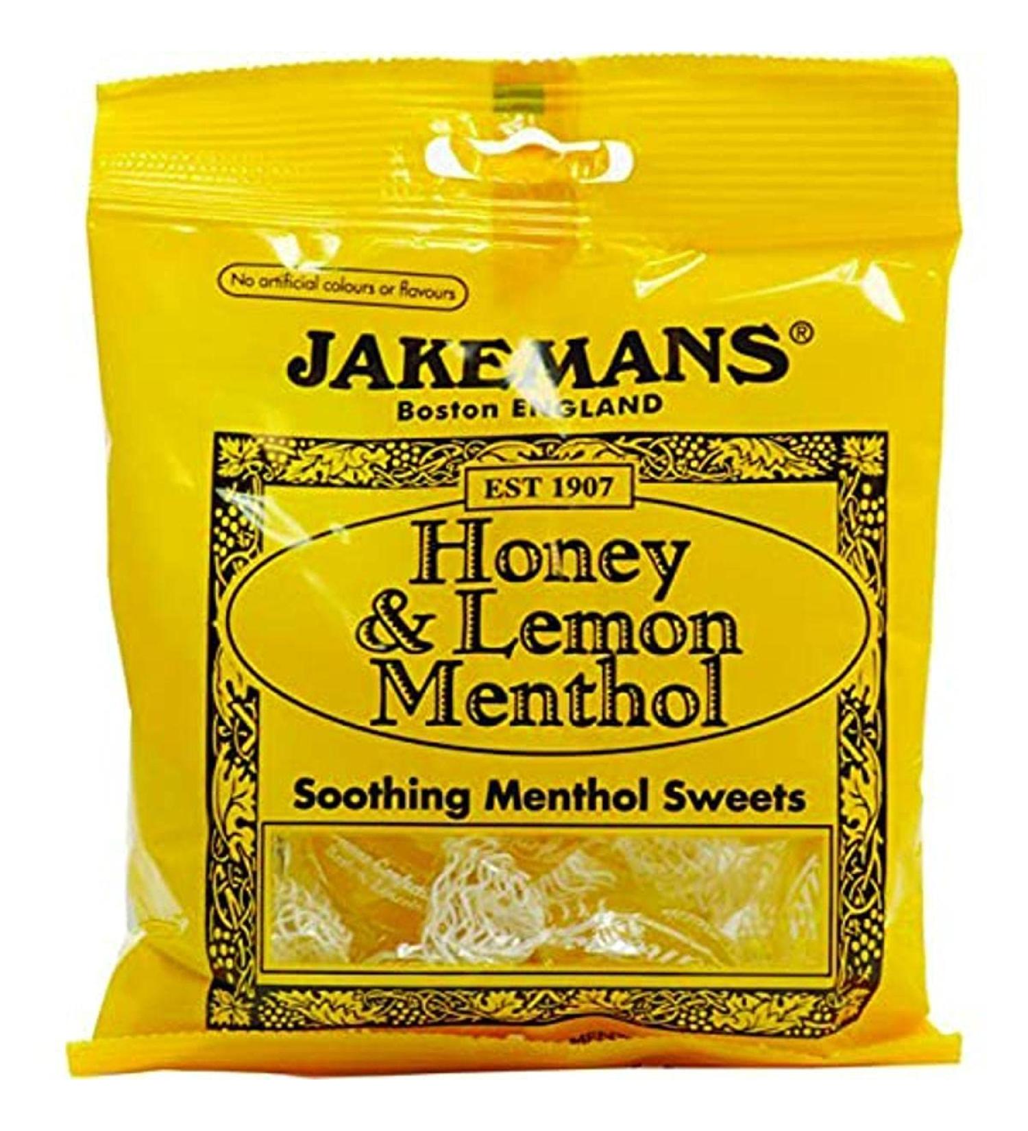 Jakemans Honey & Lemon Bags 100G
