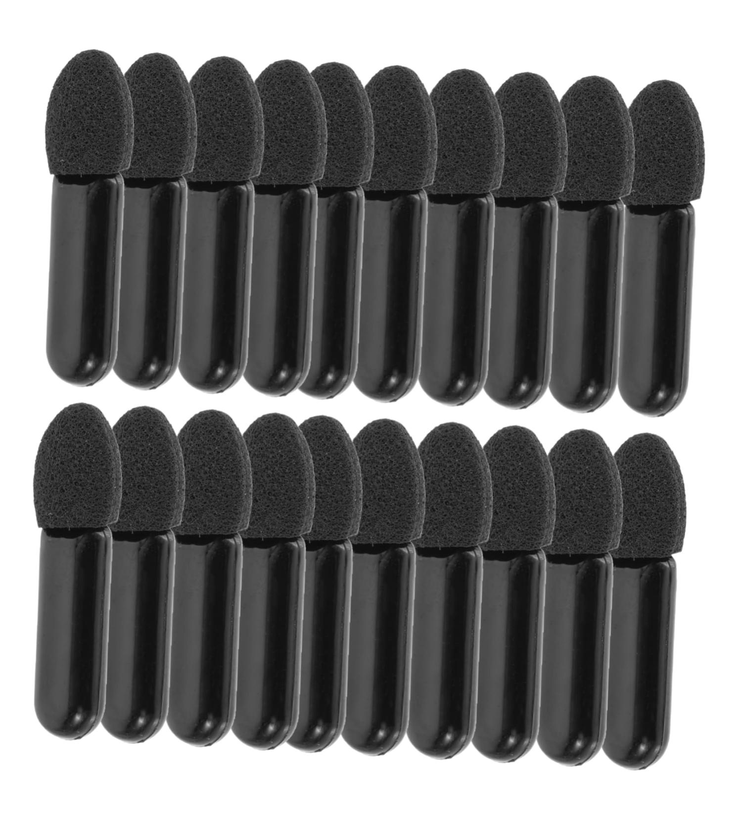 WOFASHPURET 100pcs Mini Eyeshadow Swab Black Eyeshadow Makeup Blender Eyeshadow Makeup Brush Make up Miss Set - Buy Online on SooperMarket.com