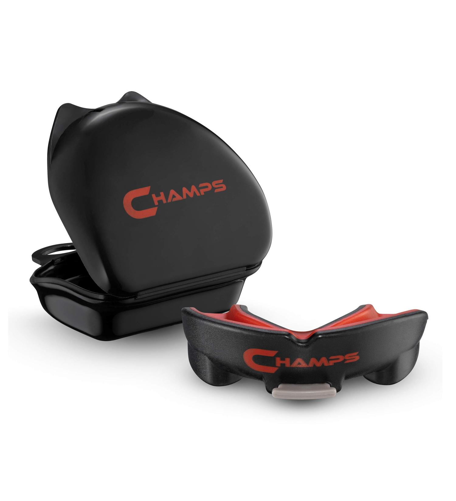 Champs Breathable Mouthguard for Boxing, MMA, Muay Thai, Jiu Jitsu - Easy Fit & Super Tough Combat Sports Mouthguard - Black (Ages 10+) - Buy Online on SooperMarket.com
