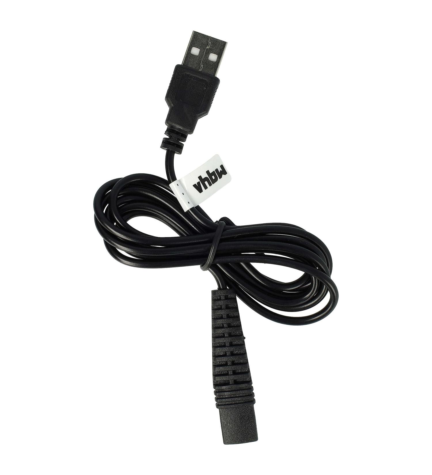 vhbw Charging Cable for Braun Series 3 Shavers - Compatible with 345s 350cc 340s-5 345s-4 345s-5 350 - 120 cm Power Cable - Buy Online on SooperMarket.com