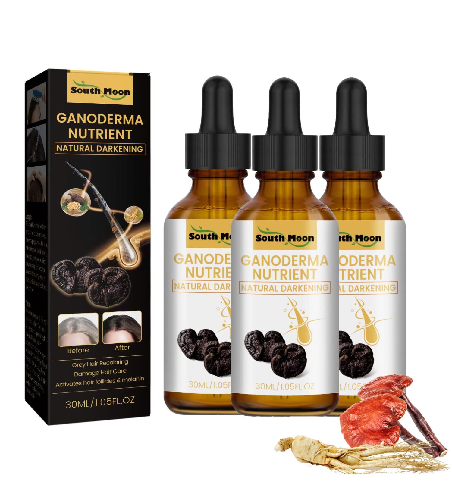 VisTapex DARKA Anti-Greying Hair Serum - Ganoderma Nutrient for Healthier, Thicker Hair (3Pcs) - Buy Online on SooperMarket.com