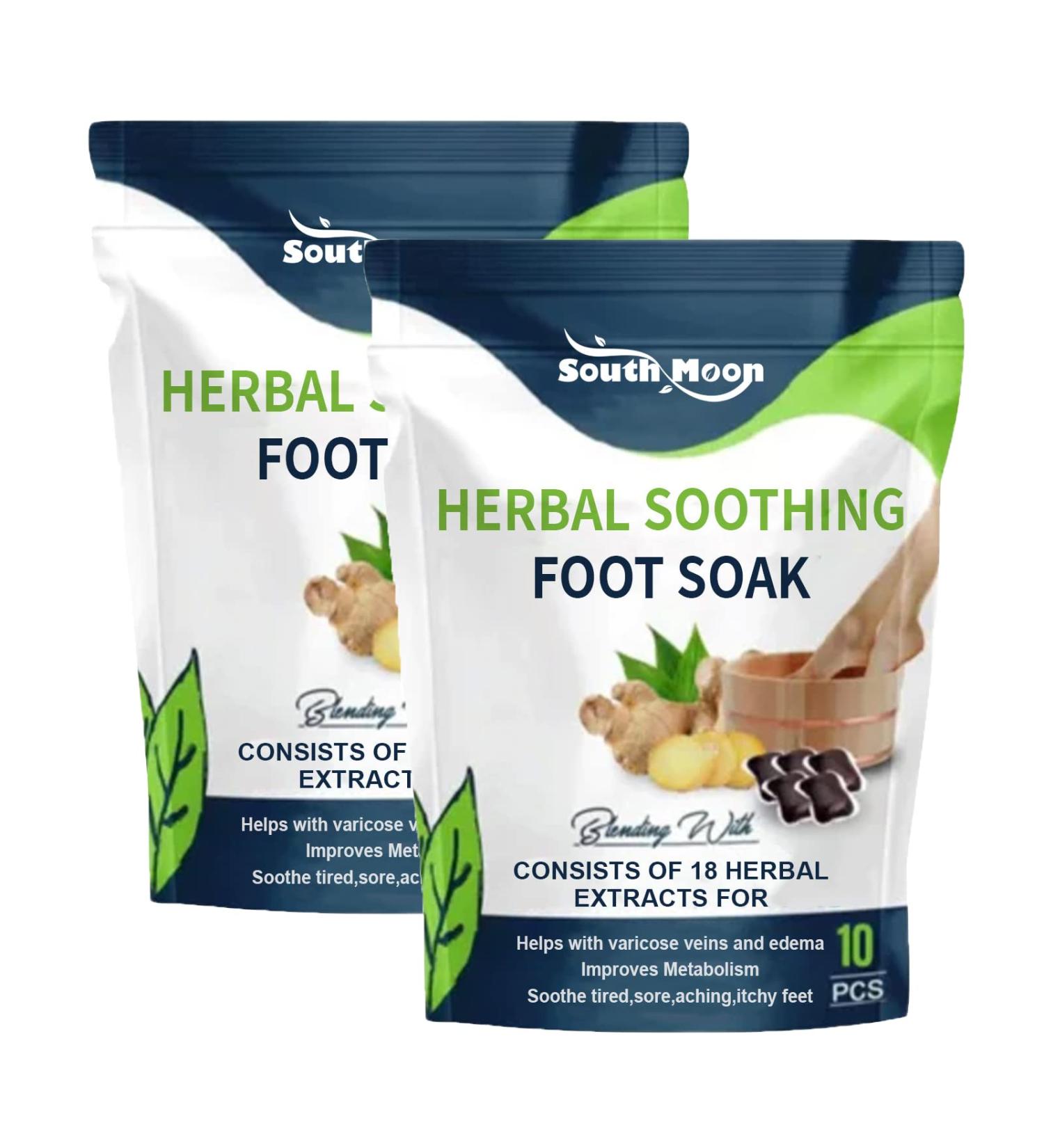 Herbal Soothing Foot Soak Herbal Detox Foot Soak Beads Herbal Detox Cleansing Foot Soak Beads Foot Care (20pcs/2Bag) - Buy Online on SooperMarket.com