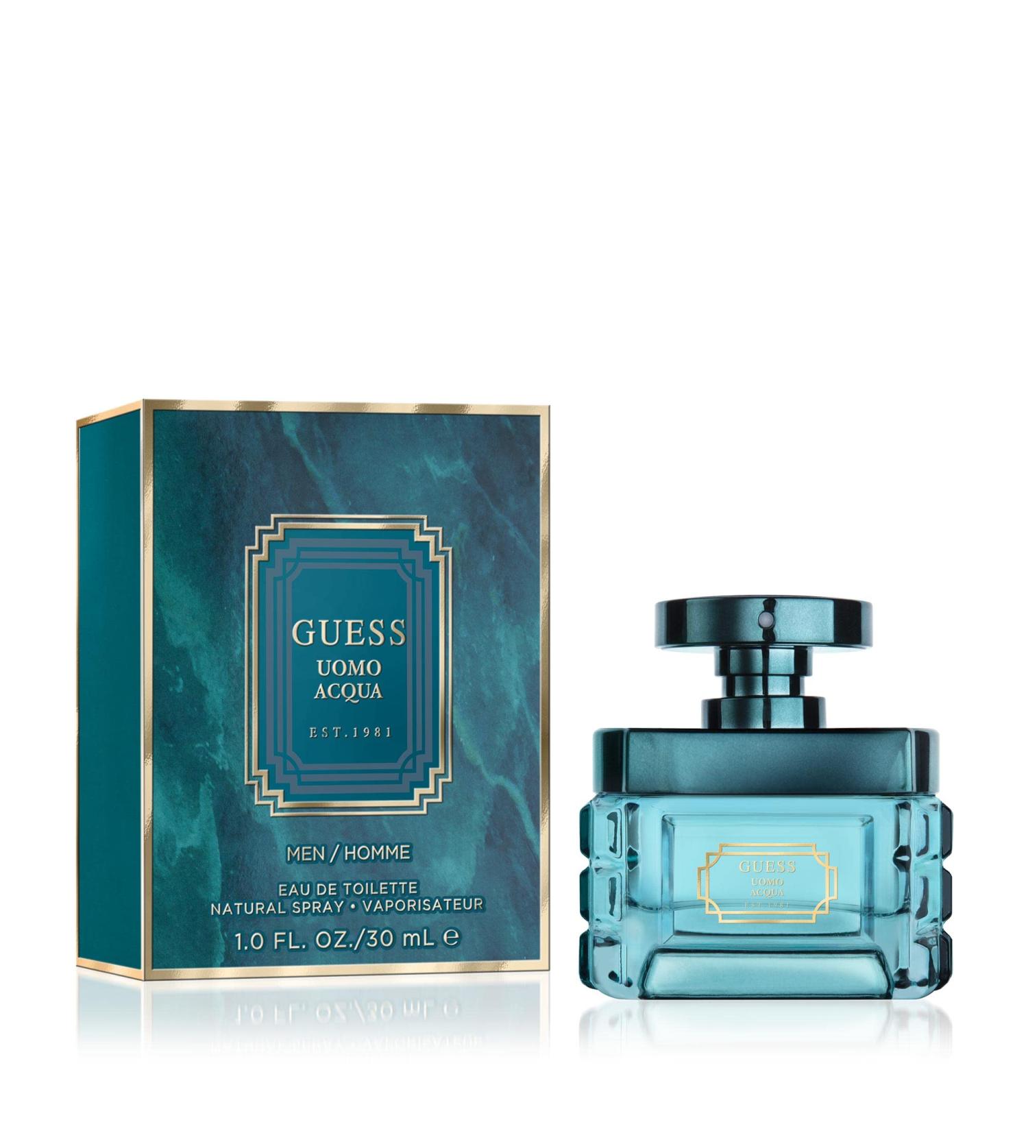GUESS Uomo Acqua Eau de Toilette Cologne Spray For Men 1.0 Fl. Oz. 1 Fl Oz (Pack of 1) - Buy Online on SooperMarket.com
