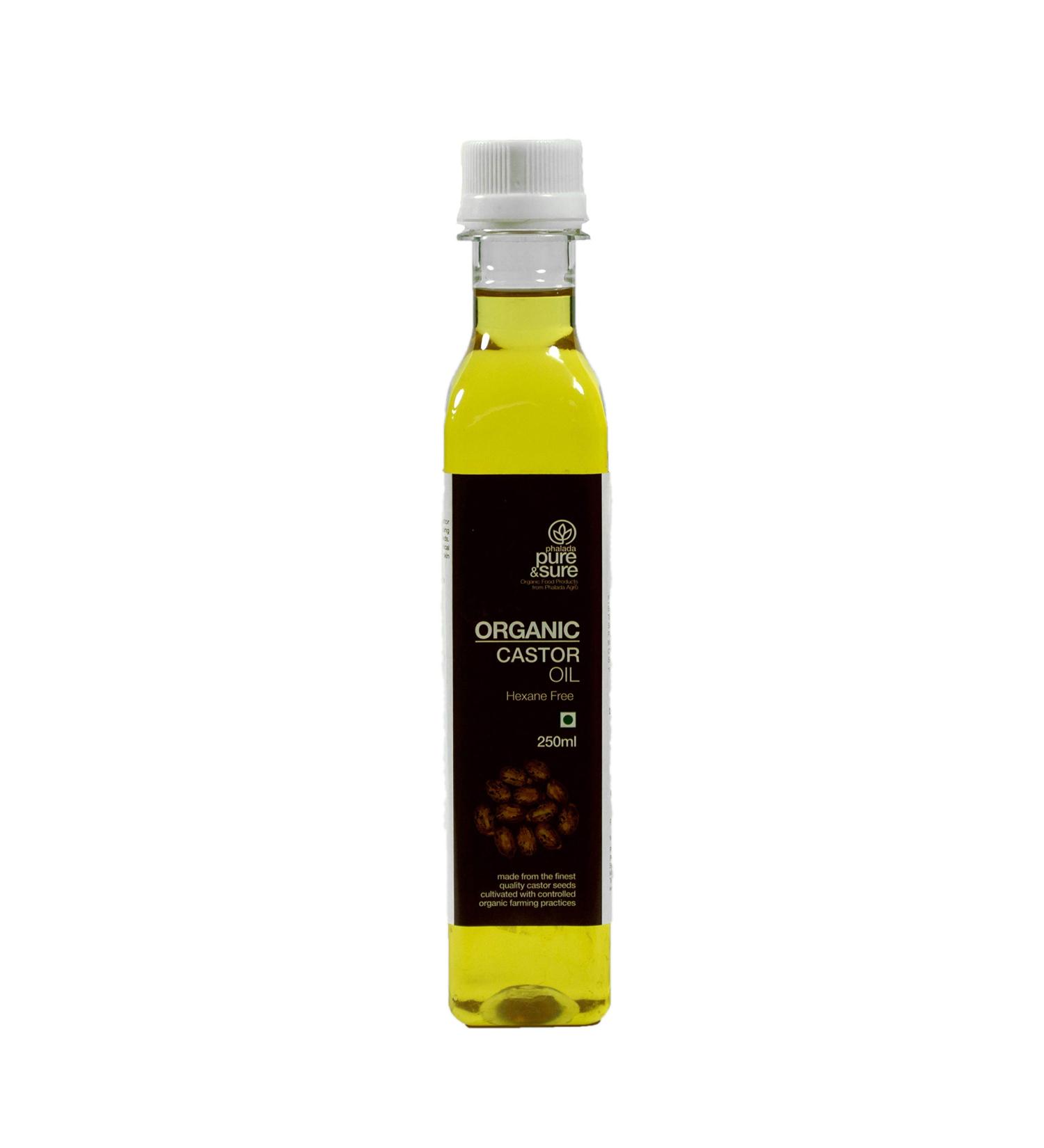 Pure & Sure Organic Castor Oil 250Ml - Buy Online on SooperMarket.com