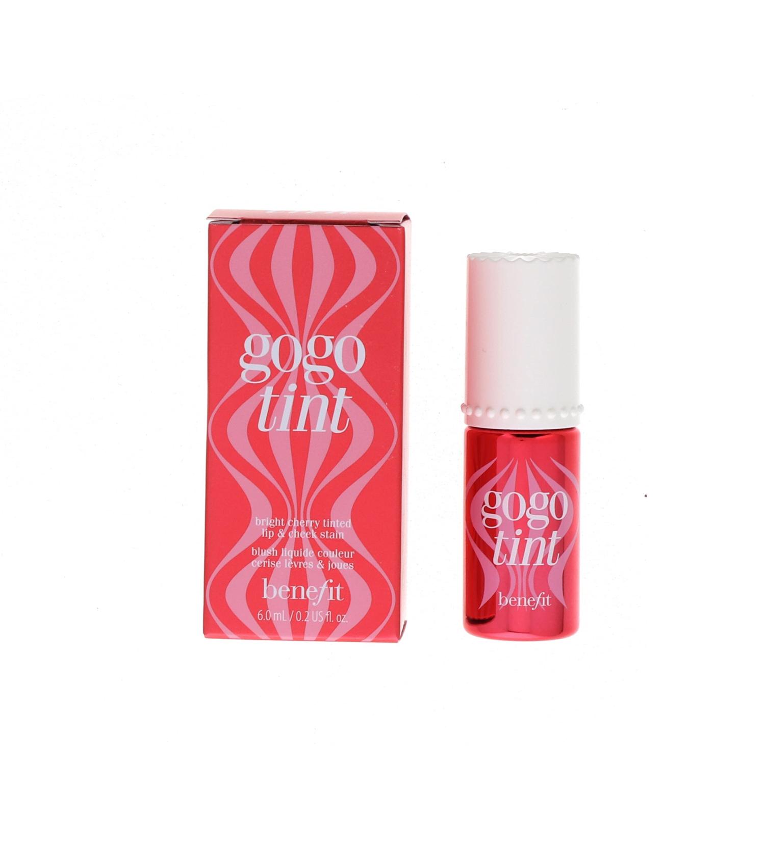 Benefit Gogo Tint Bright Cherry Lip & Cheek Stain 0.2 Fl Oz - Red Stain (Pack of 1) - Buy Online on SooperMarket.com