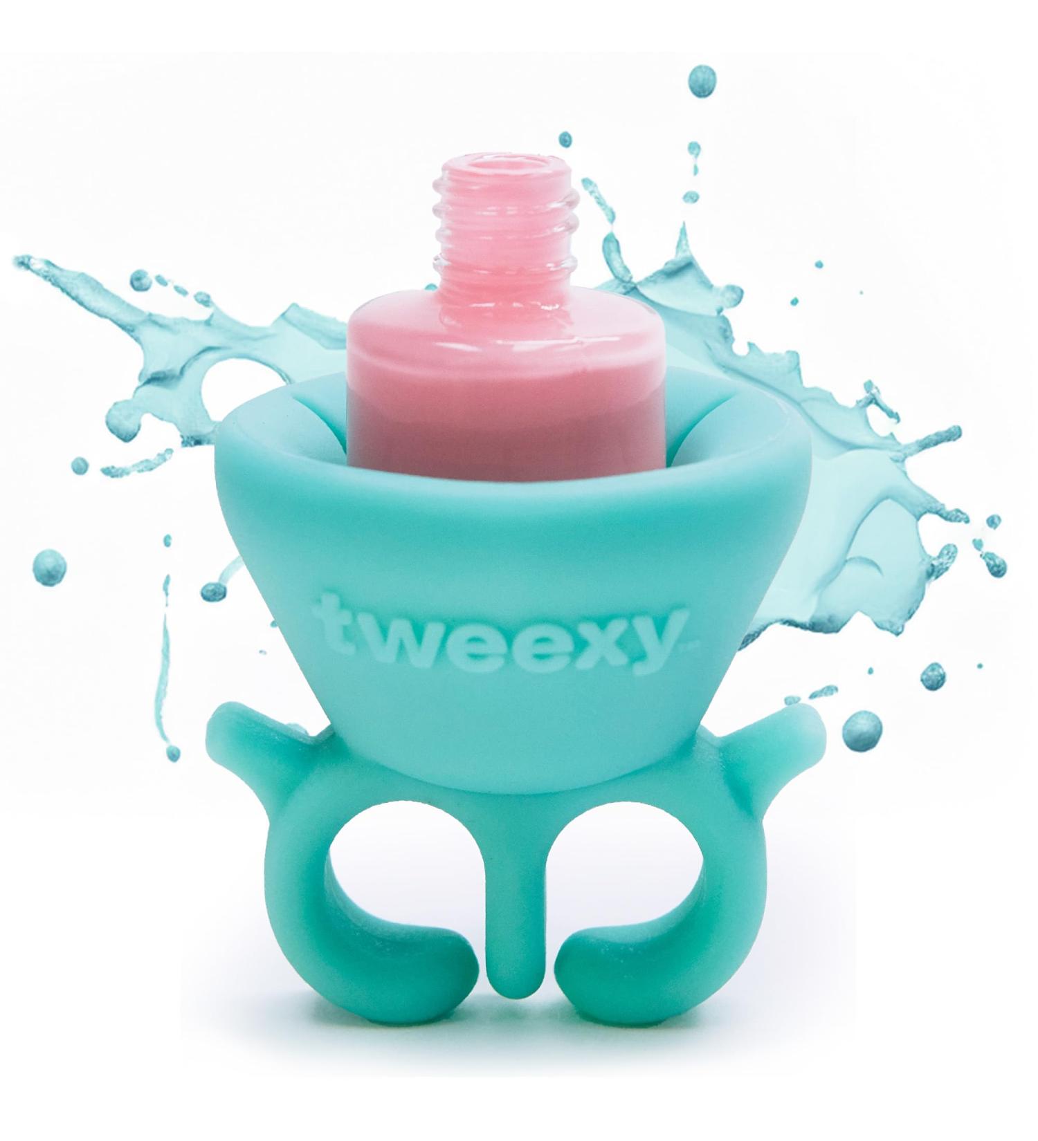 Tweexy Wearable Nail Polish Holder - Spa Green | Convenient & Stylish - Buy Online on SooperMarket.com