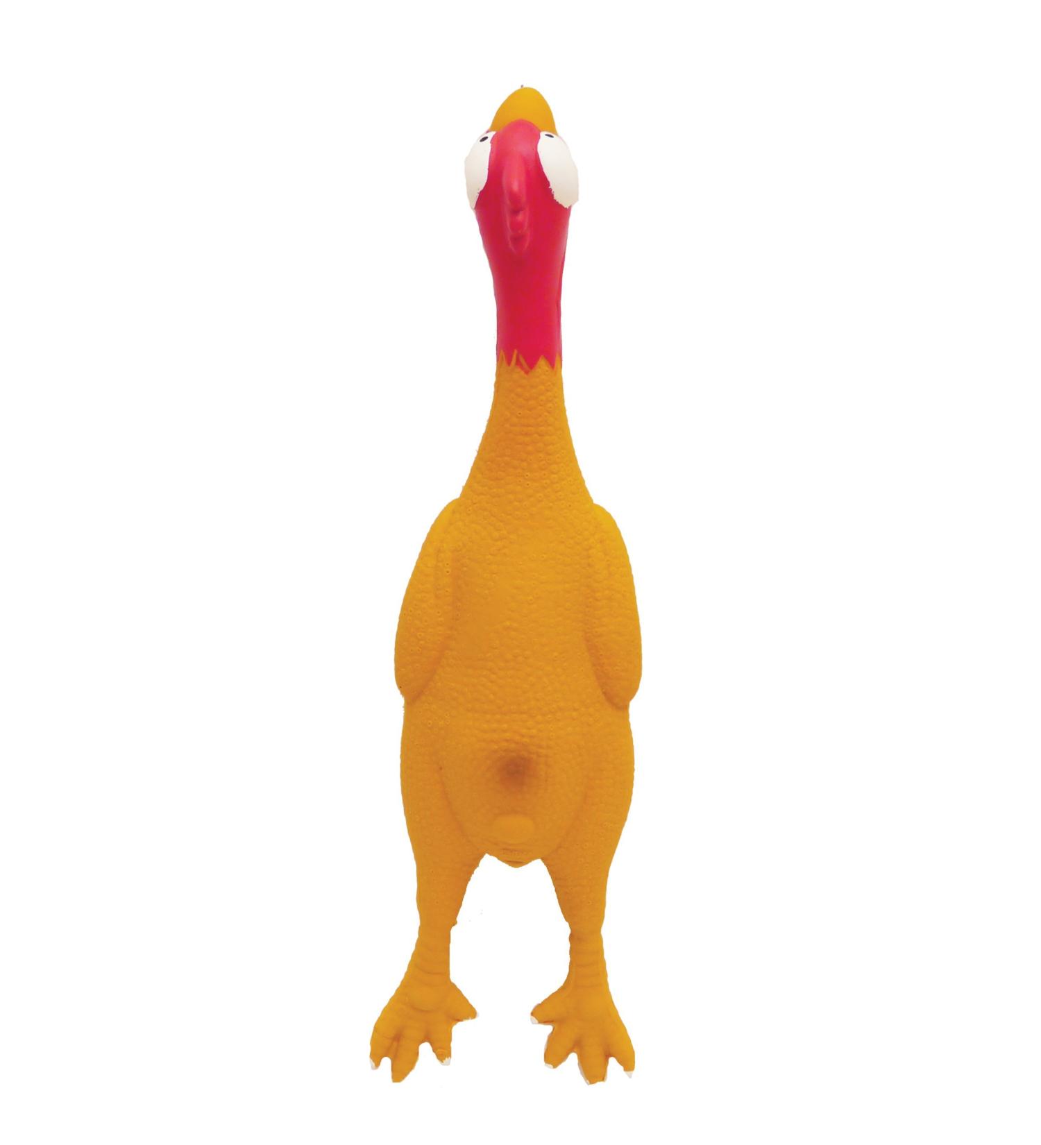Rosewood Latex Chicken Large Yellow/Red 1 Count (Pack of 1) Chicken Animal Print - Buy Online on SooperMarket.com