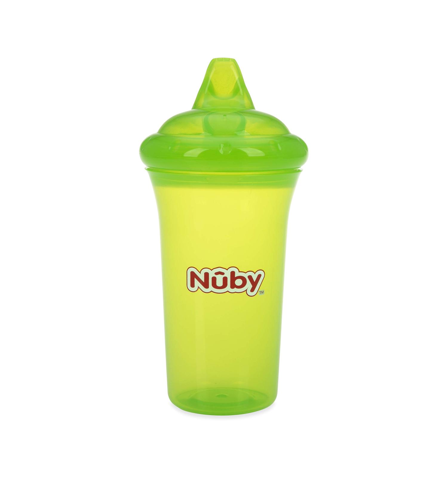 Nuby No Spill Cup With Reversible Valve  9 Ounce  Green