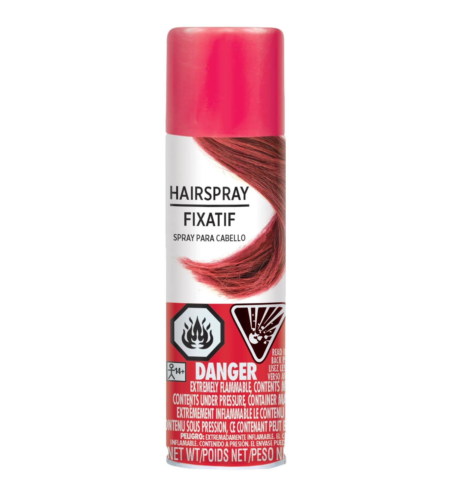 Hypo-Allergenic Red Hair Spray - 3 oz. - Perfect Party Accessory 1 Pc.