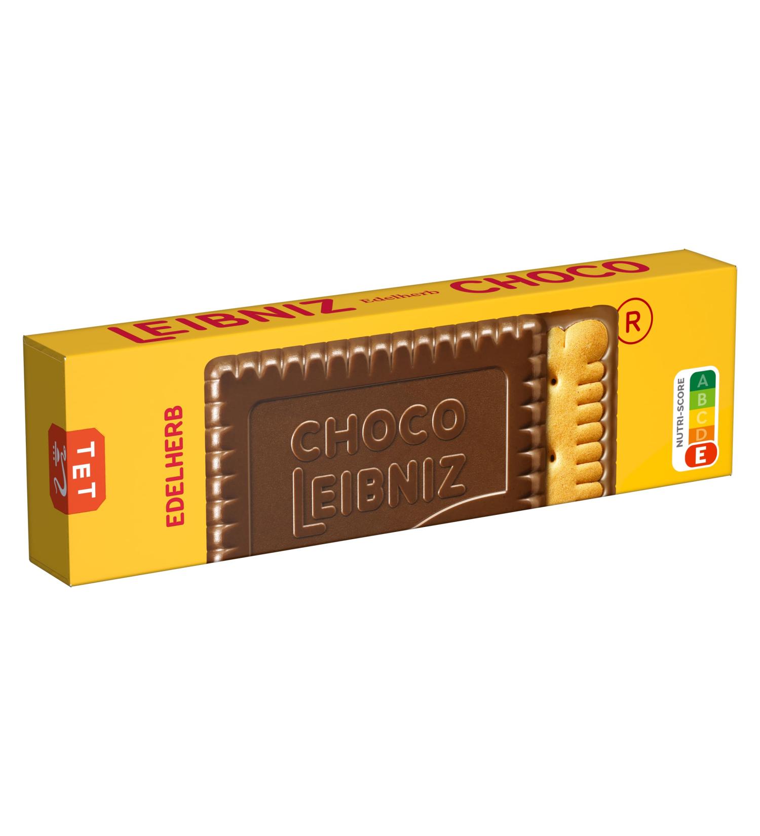 Buy Leibniz Choco Edelherb - Crispy Dark Chocolate Butter Cookies 125g | International Shipping - Buy Online on SooperMarket.com