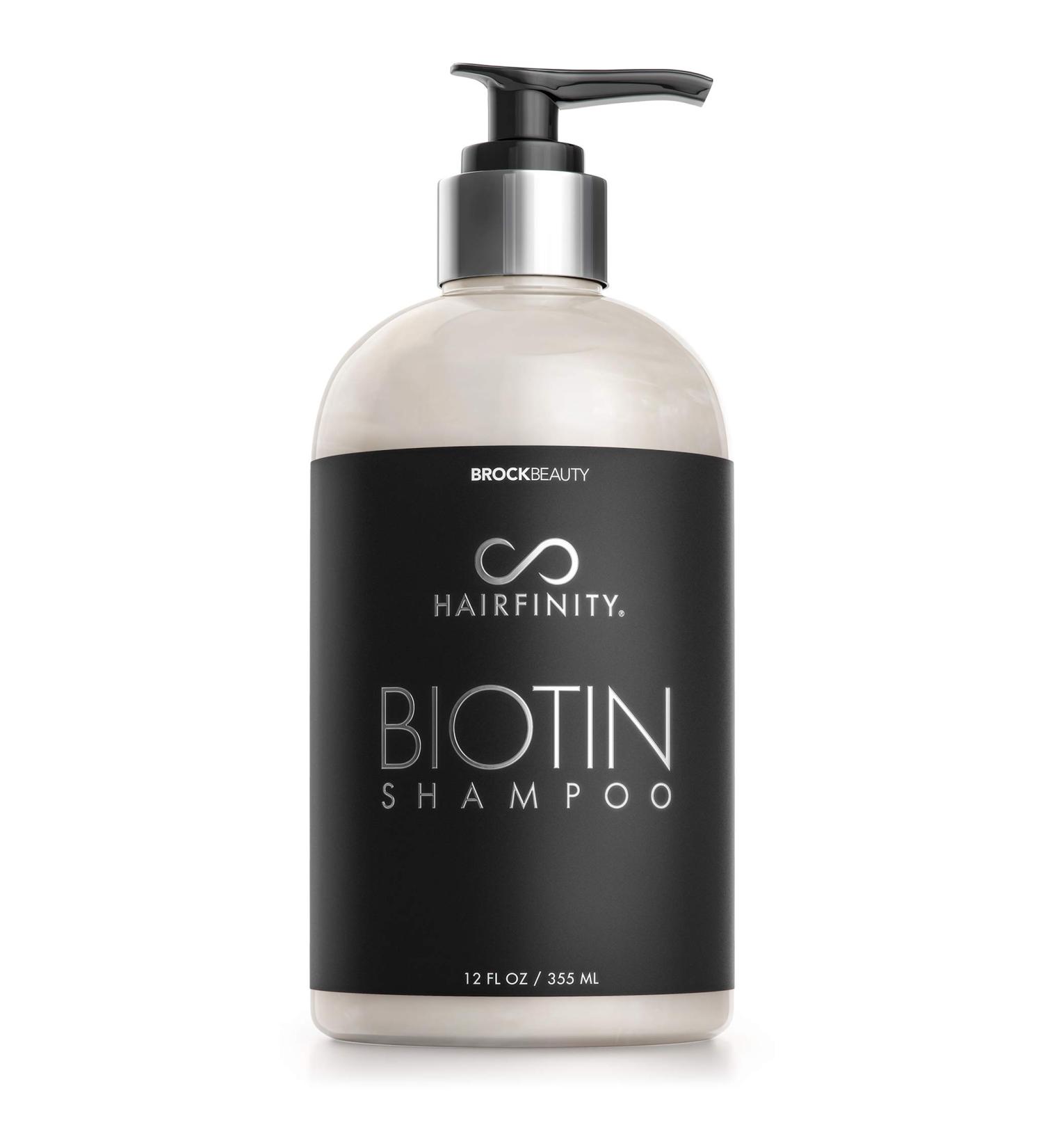Hairfinity Biotin Shampoo - Sulfate & Silicone Free for Damaged Curly Hair - Thickening Hair Care Safe for Color & Keratin Treatments - Buy Online on SooperMarket.com