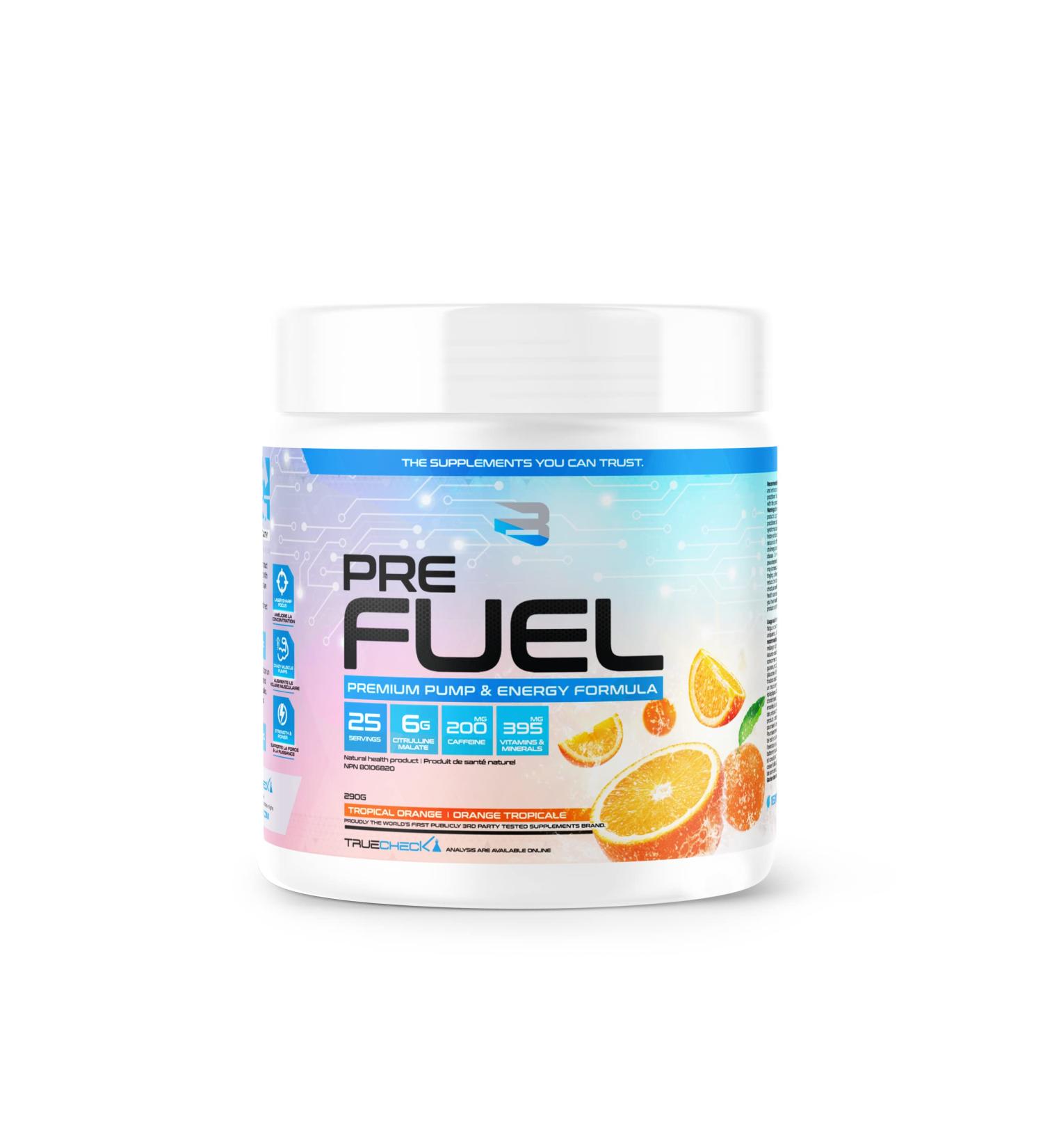 Believe Supplements- Pre Fuel (Tropical Orange) - Buy Online on SooperMarket.com