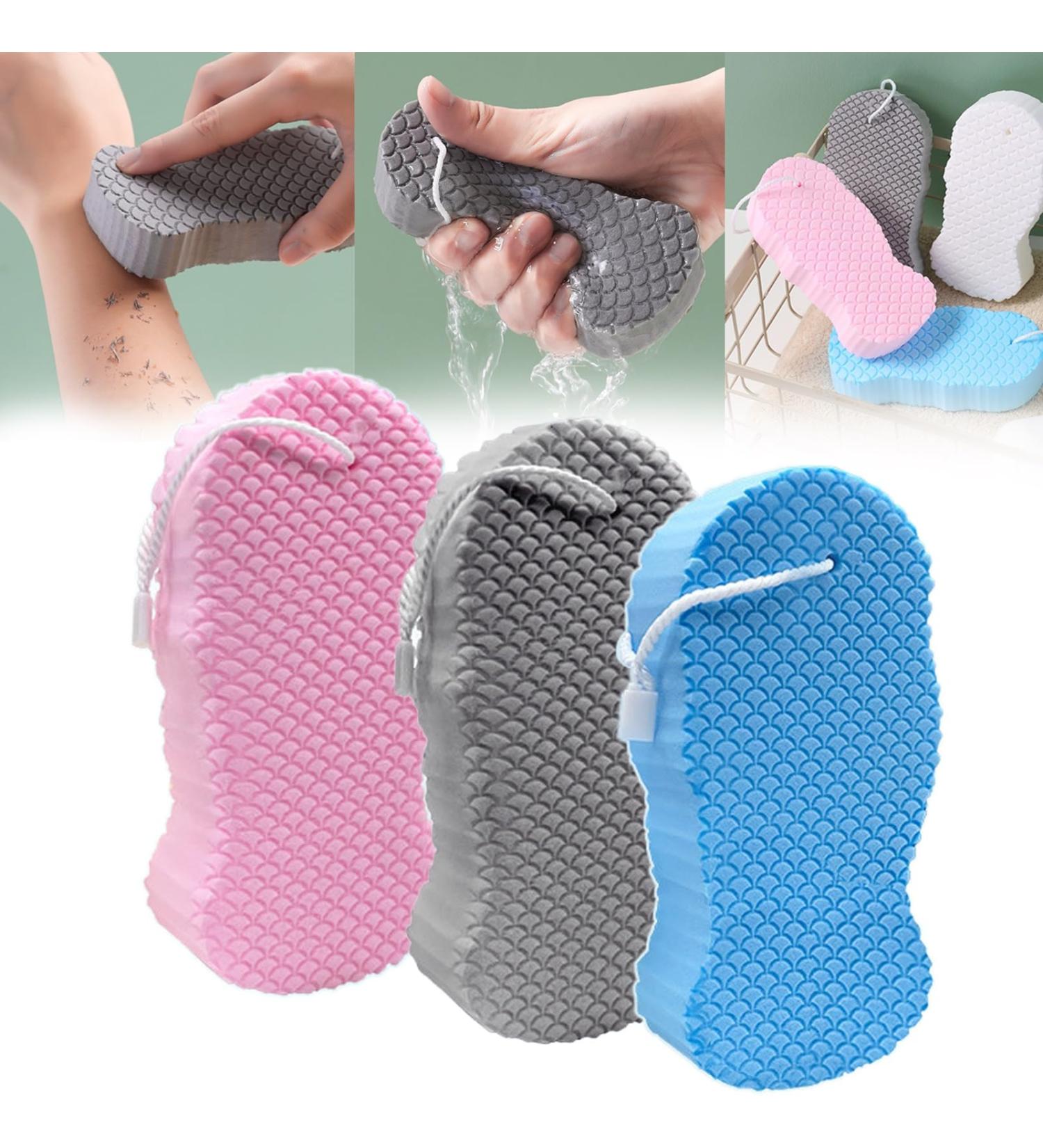 Buy Positivity Exfoliating Bath Sponge - Super Soft & Efficient Exfoliator | Positive Vibes for Your Skin (3-Pack - Buy Online on SooperMarket.com