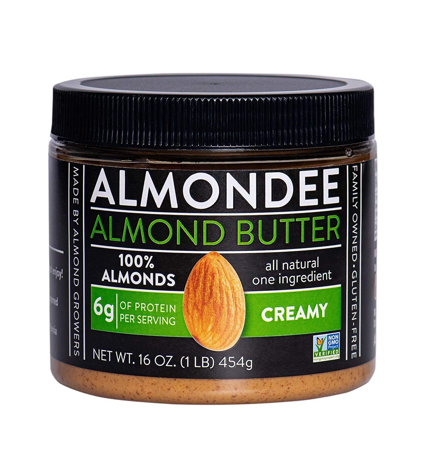 Almondee California Almond Butter - 16oz Jar | Smooth & Creamy Almond Spread - Buy Online on SooperMarket.com