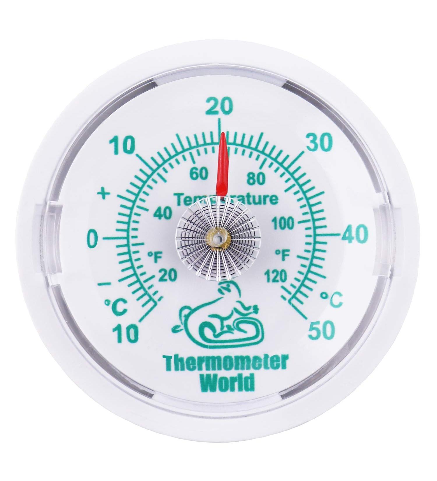 Vivarium Thermometer to Monitor Temperature In Reptile Tanks and Vivariums - 65MM Reptile Thermometer Temperature Gauge - Buy Online on SooperMarket.com