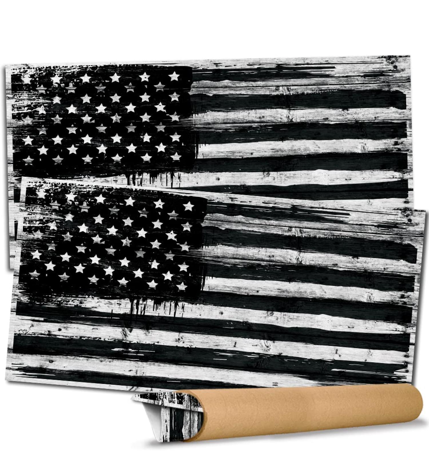 Pixelverse Design USA Flag Cornhole Board Skin Wrap Decal - Weather Resistant Vinyl Sticker for Tournament Bean Bag Toss Game - 24.5x48.5 inches - Buy Online on SooperMarket.com