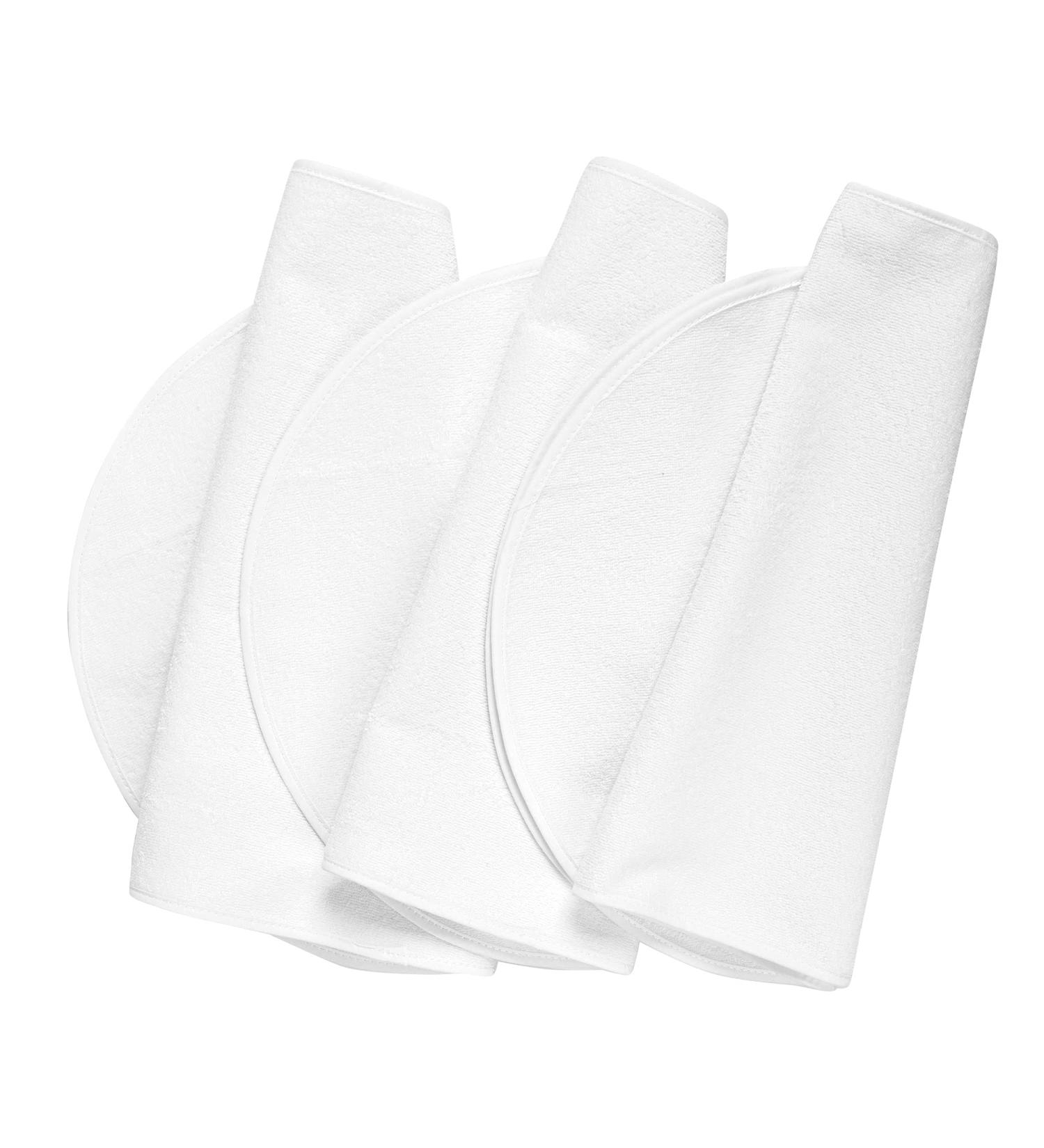 Boppy Changing Pad Liner 3-Pack | Waterproof Crisp White Terrycloth | Mess-Free Diaper Changes | On-the-Go Use | Machine Washable - Buy Online on SooperMarket.com