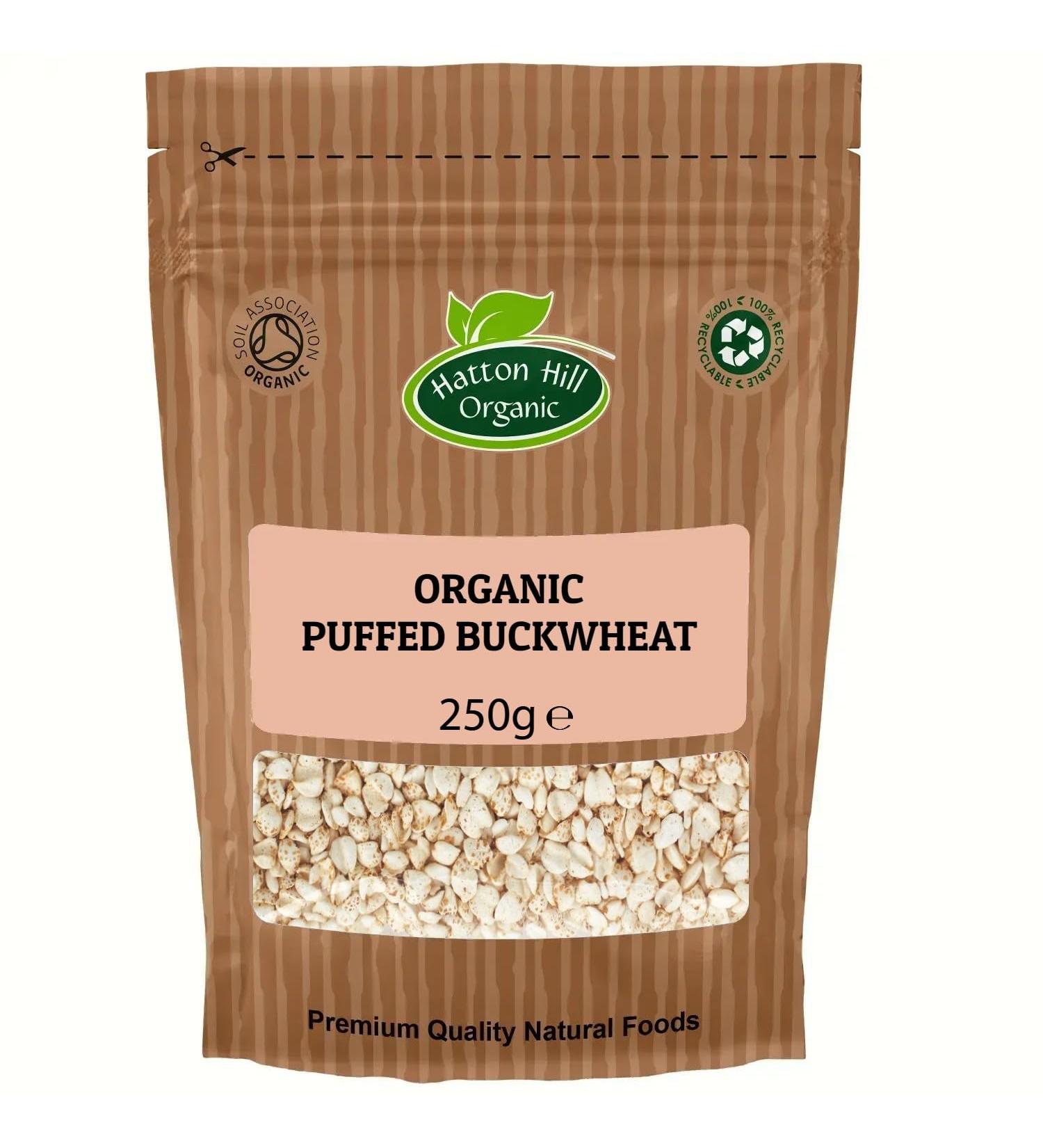 Organic Puffed Buckwheat 250g by Hatton Hill Organic