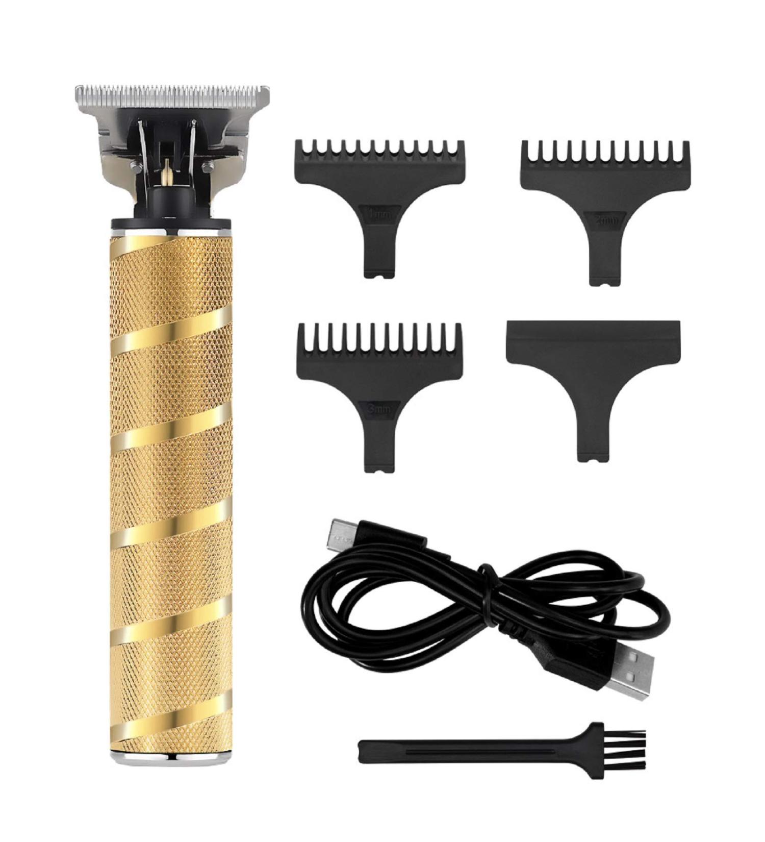 SURKER Electric Pro Li Clippers - Waterproof Cordless Hair Trimmer for Men | Rechargeable T-Blade Grooming Accessories (Gold - Buy Online on SooperMarket.com