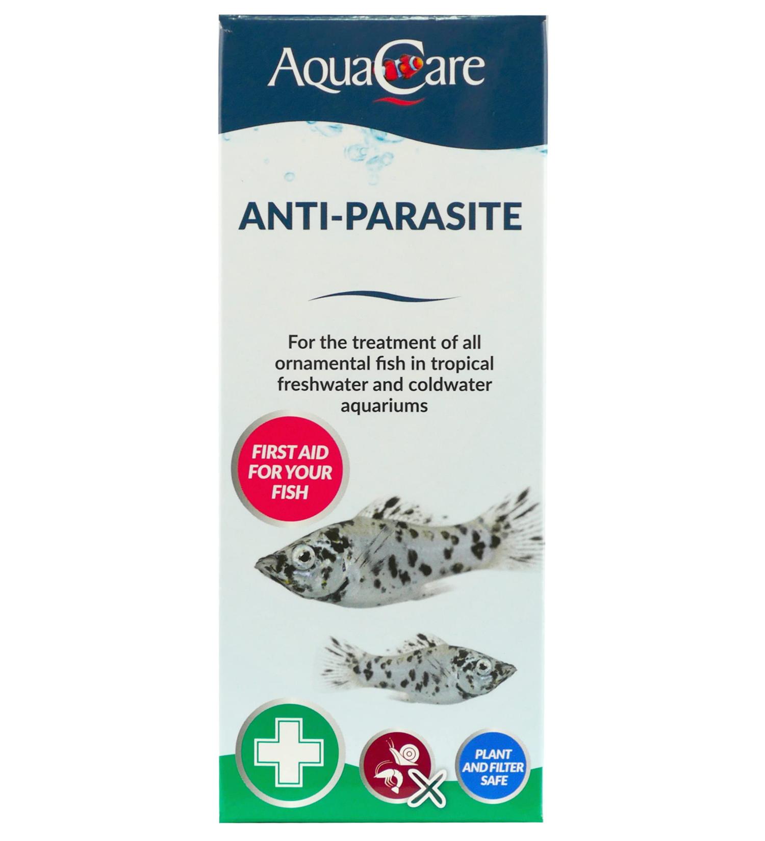 AquaCare Anti-Parasite 100ml: Effective Solution for Fish Health | Shop Now - Buy Online on SooperMarket.com