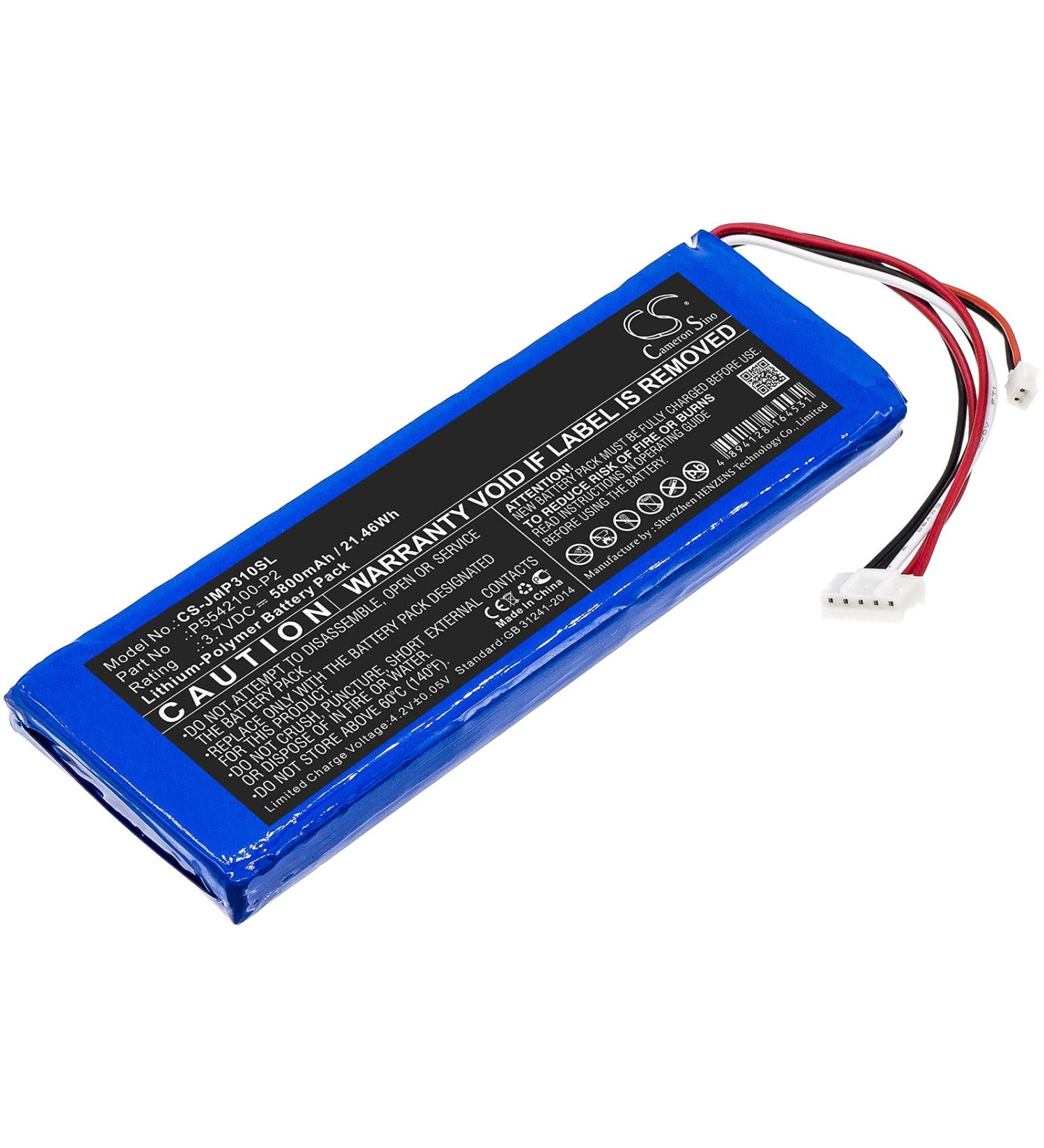 5800mAh Battery Replacement for Pulse 3 Version 2 P5542100-P2 - High Capacity 3.7V | International Shipping - Buy Online on SooperMarket.com