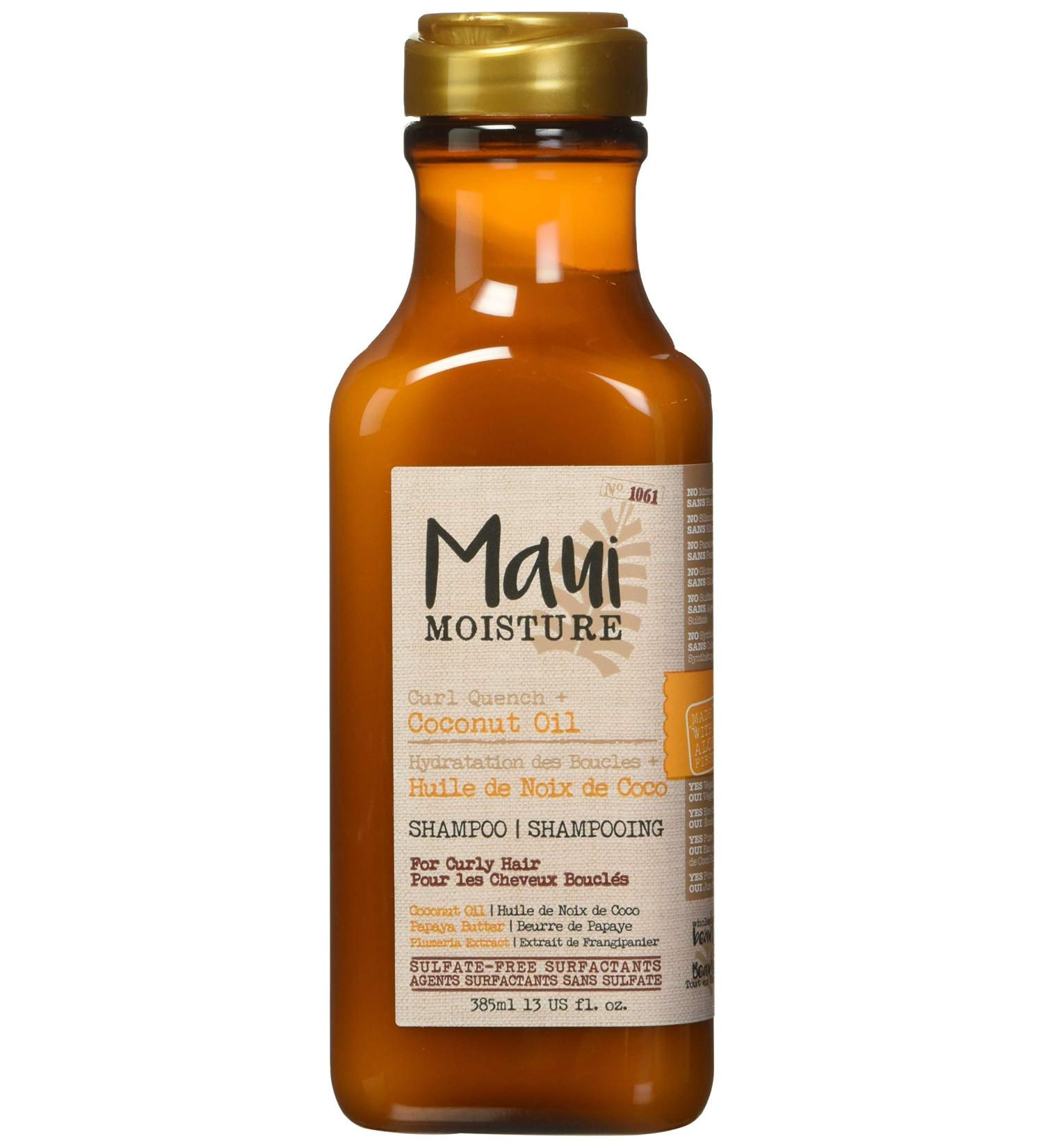 Maui Moisture Curl Quench + Coconut Oil Shampoo 13oz - Hydrating Curly Hair Care International Shipping Available - Buy Online on SooperMarket.com