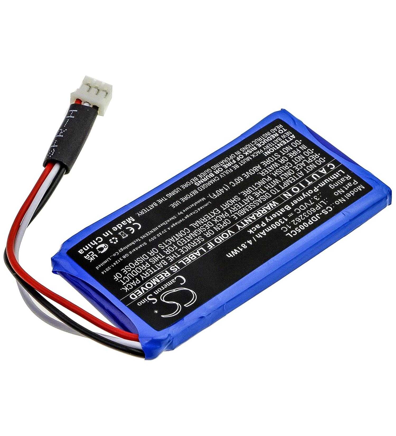 Replacement Battery for Jablocom GDP-04i - LIP603262.1C 1300mAh/3.7V - International Shipping Available - Buy Online on SooperMarket.com