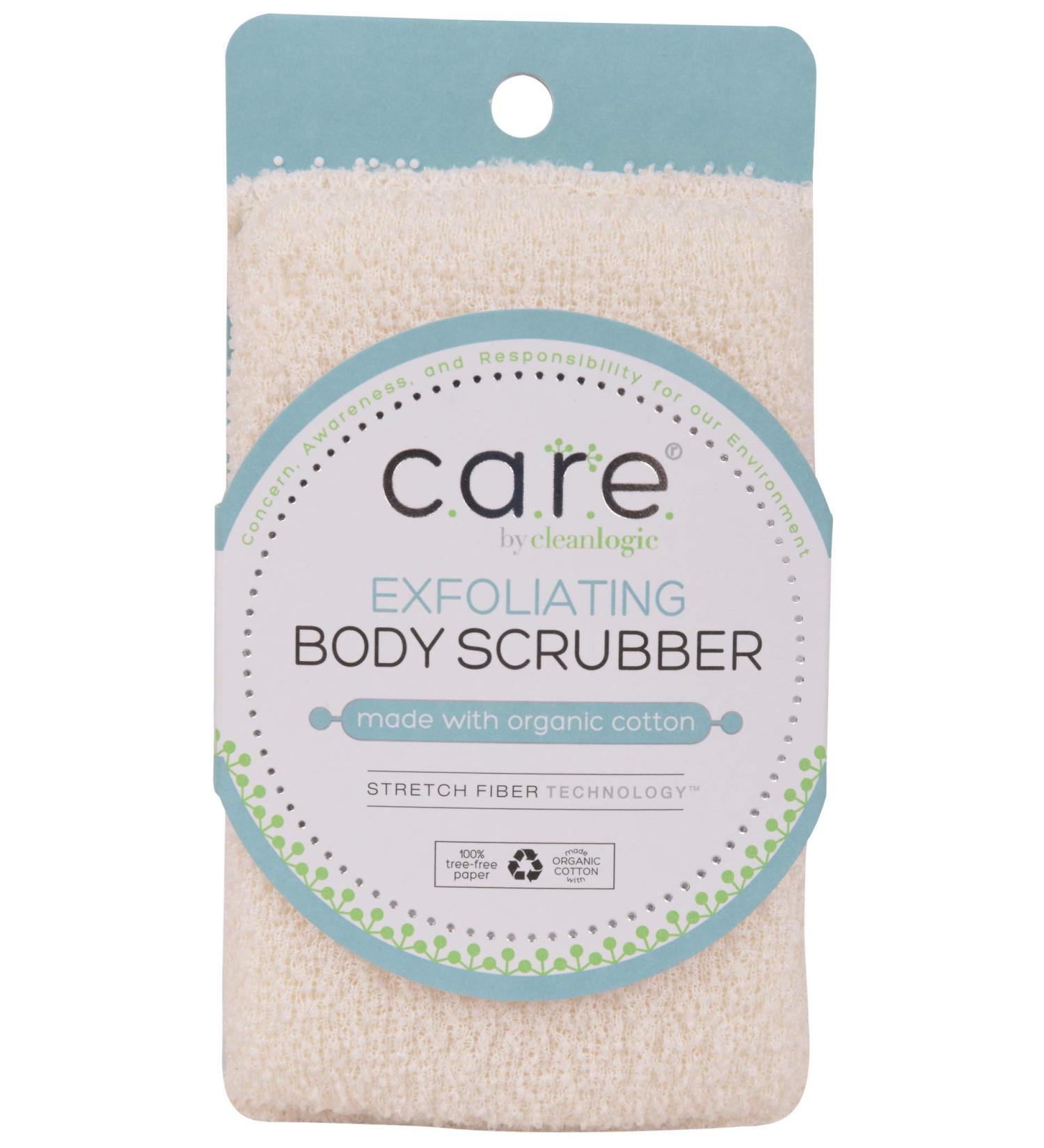 Buy CleanLogic Exfoliating Body Scrubber - Certified Organic Pack of 6 | International Shipping Available - Buy Online on SooperMarket.com