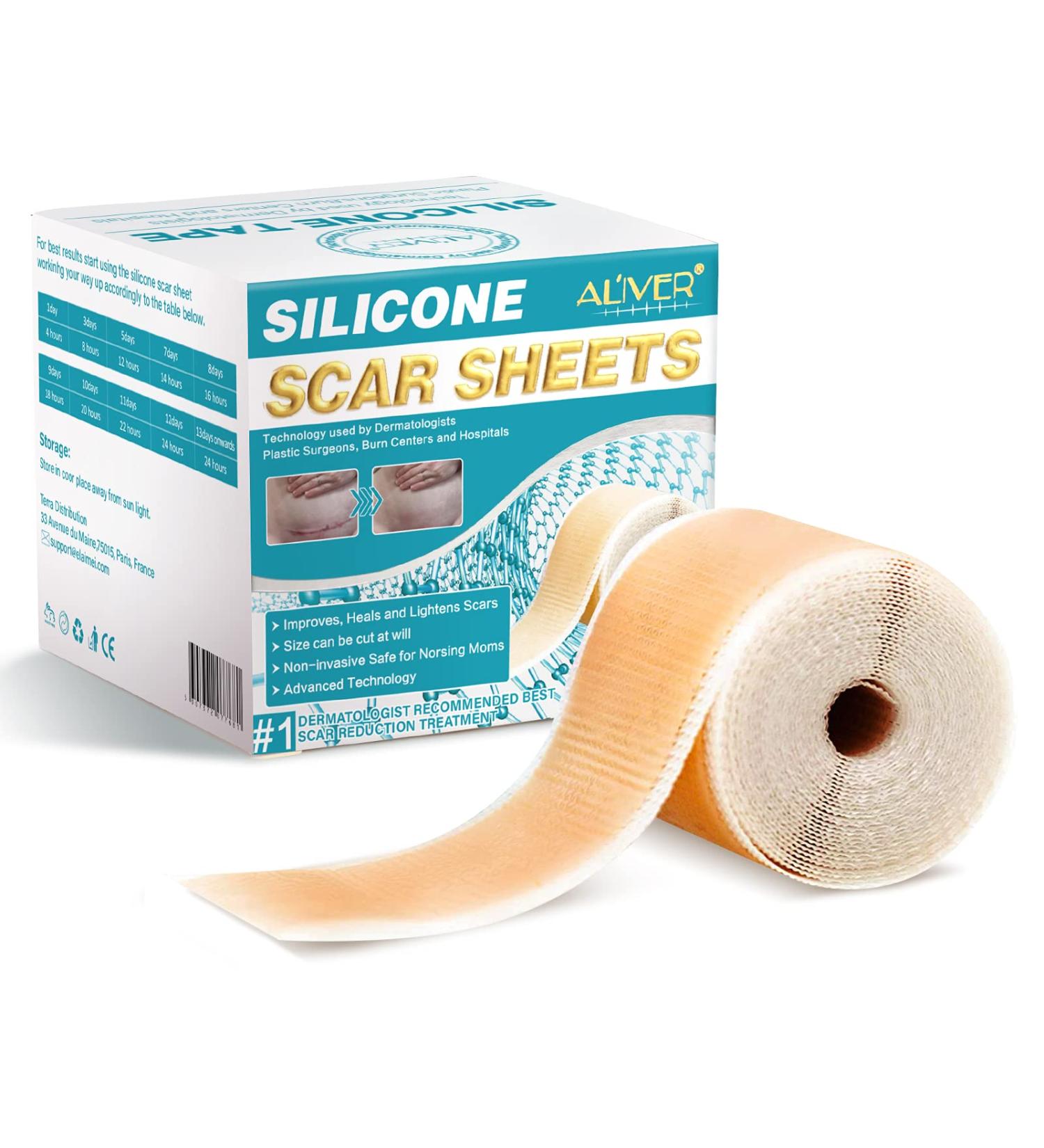 3Meters Silicone Scar Roll for C-Section Surgery Burn Keloid Acne - Drug-Free Professional Scar Sheets - Buy Online on SooperMarket.com
