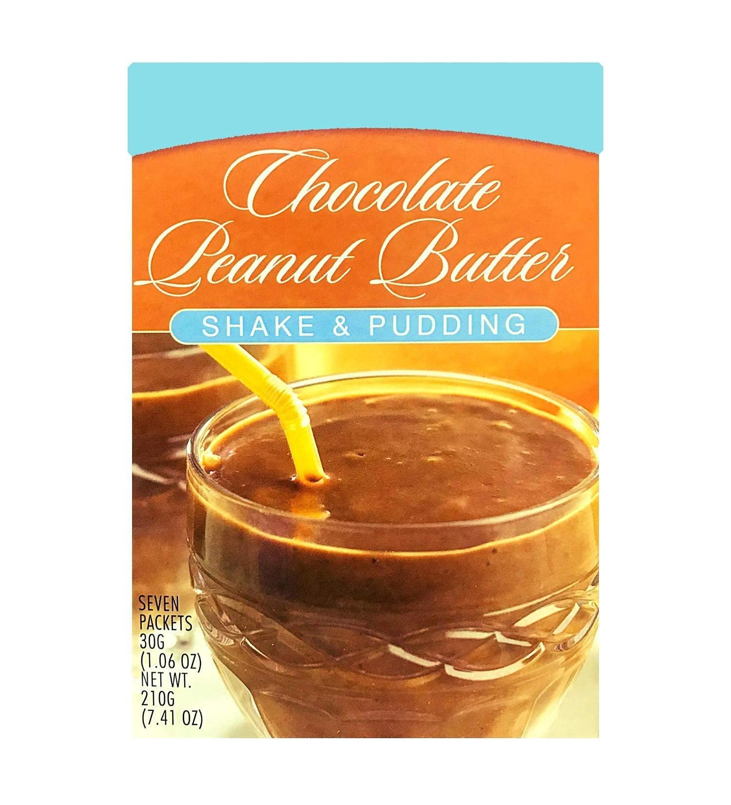 Healthywise Chocolate Peanut Butter Pudding/Shake - Low Cal, 15g Protein, Aspartame-Free, Low Fat - 7 Servings - Buy Online on SooperMarket.com