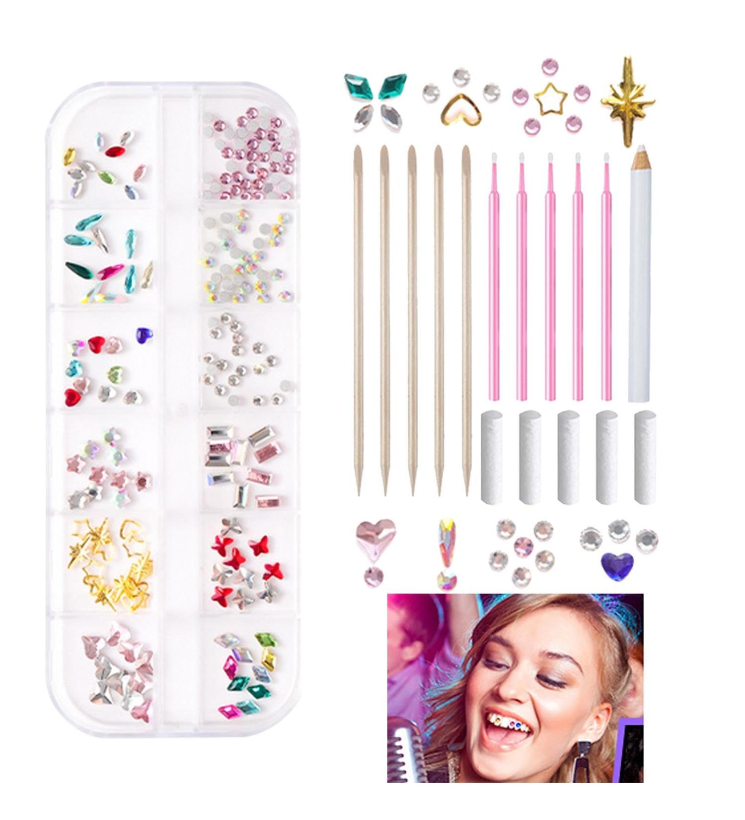 Buy NIKTULE DIY Crystal Tooth Sets - Complete Disch-Edelstein Collection for Men & Women | International Shipping Available - Buy Online on SooperMarket.com