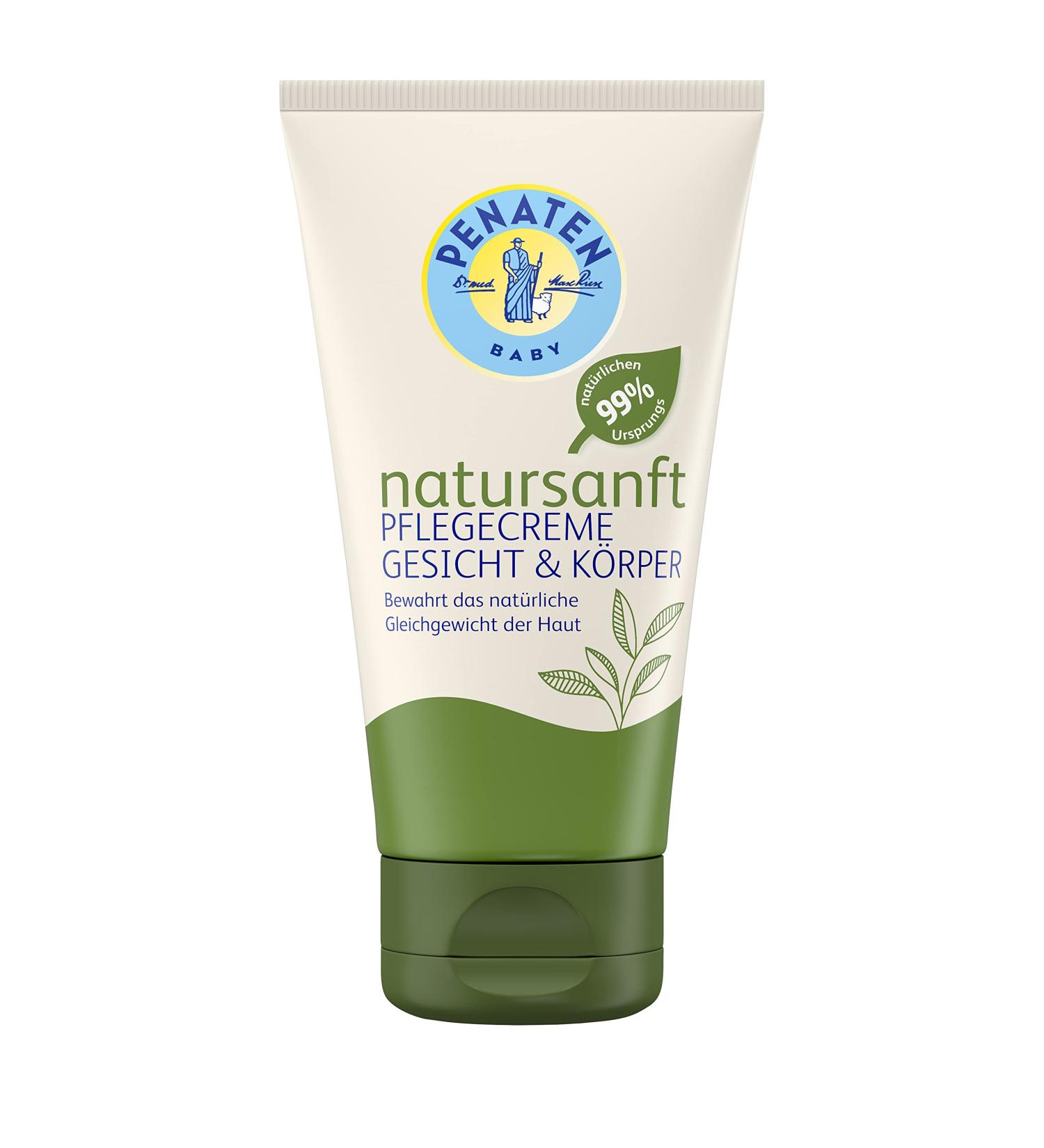 Penates Natural Care Cream 75ml - Perfume-Free Baby Moisture Cream with Organic Aloe Vera & Shea Butter for Sensitive Skin - Buy Online on SooperMarket.com