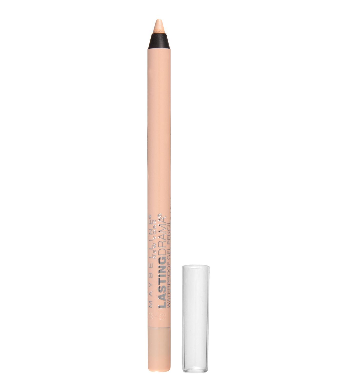 Maybelline New York Eyestudio Lasting Drama Waterproof Gel Pencil - Soft Nude 0.037 oz - Long-Lasting Waterproof Eyeliner - Buy Online on SooperMarket.com