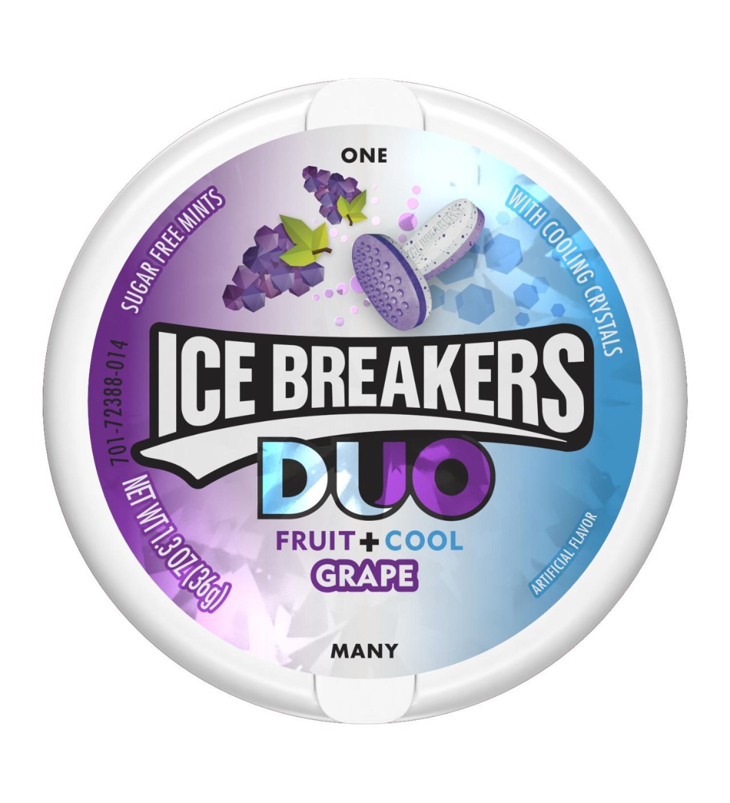 Ice Breakers Duo Fruit + Cool Grape